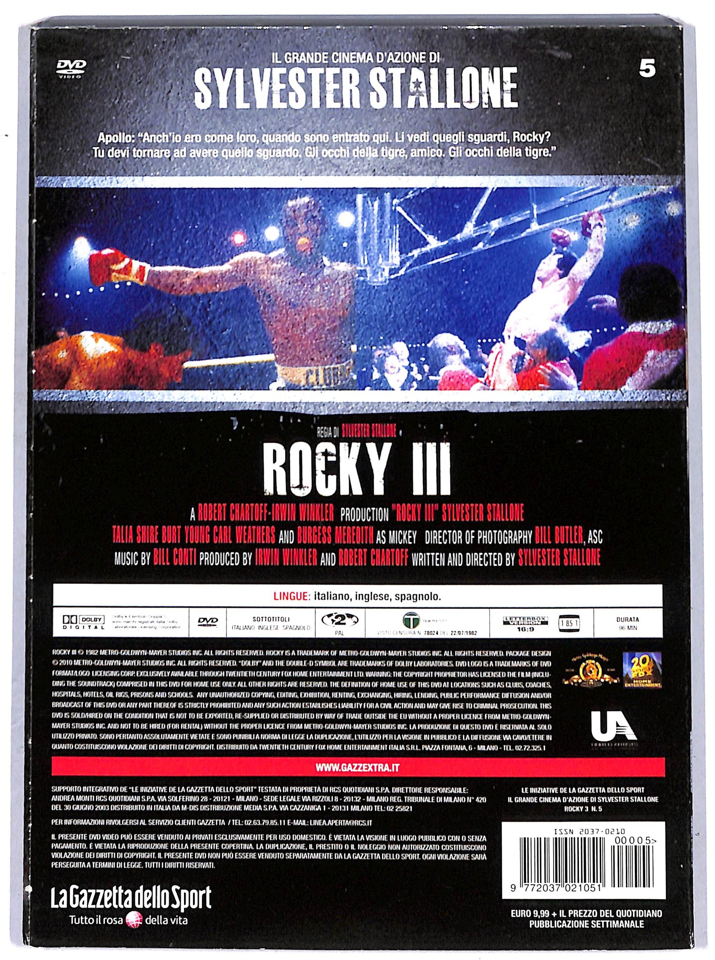 EBOND Rocky III vol 5 EDITORIALE DVD D657111