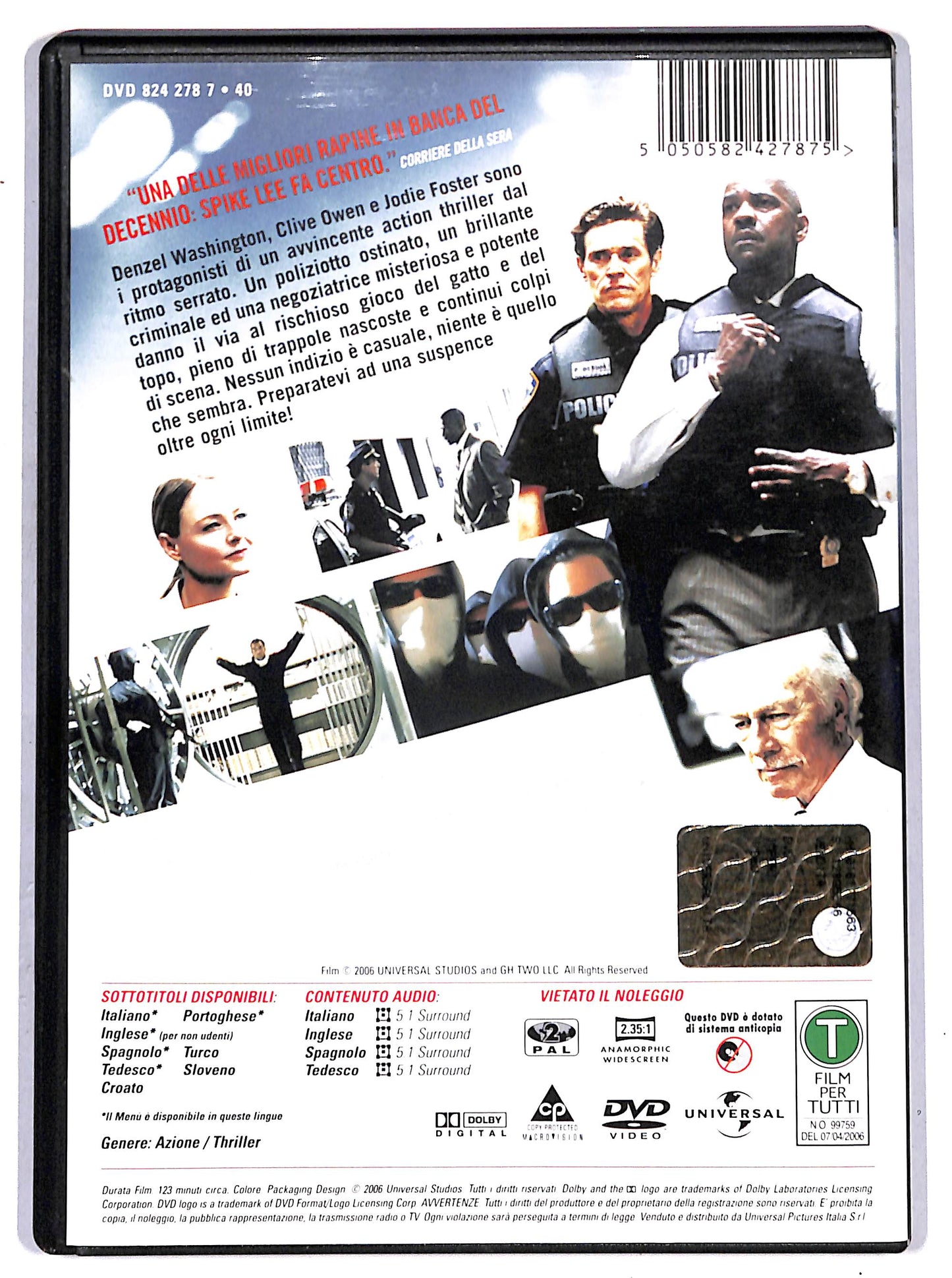 EBOND inside man DVD D657154