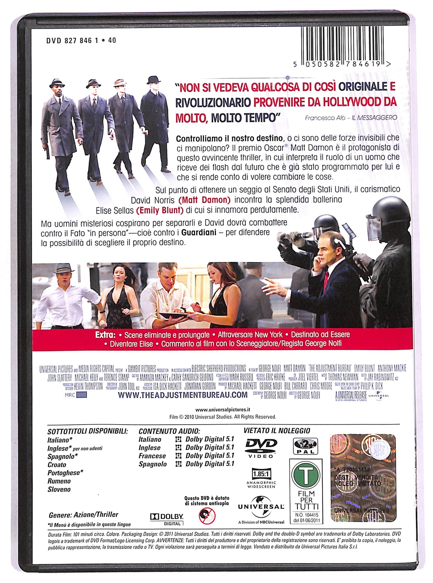 EBOND I guardiani del destino DVD D657207