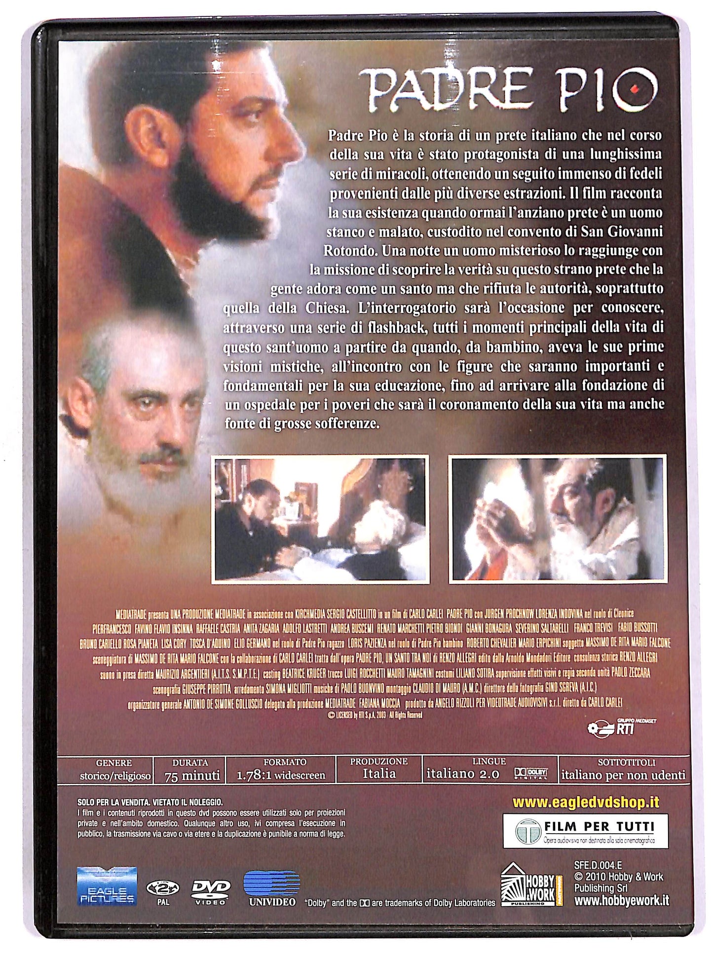 EBOND Padre Pio - Seconda parte EDITORIALE DVD D657211
