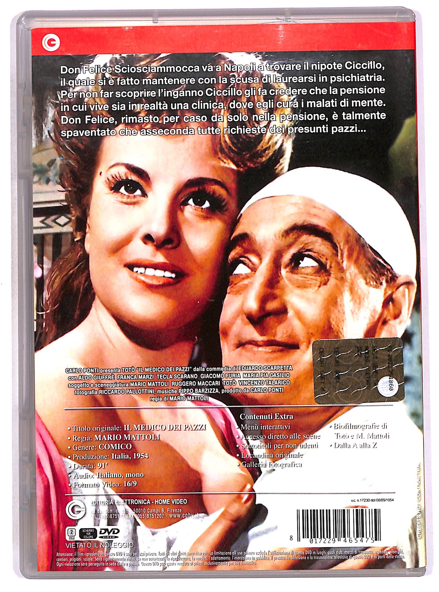 EBOND Il medico dei pazzi DVD D657222