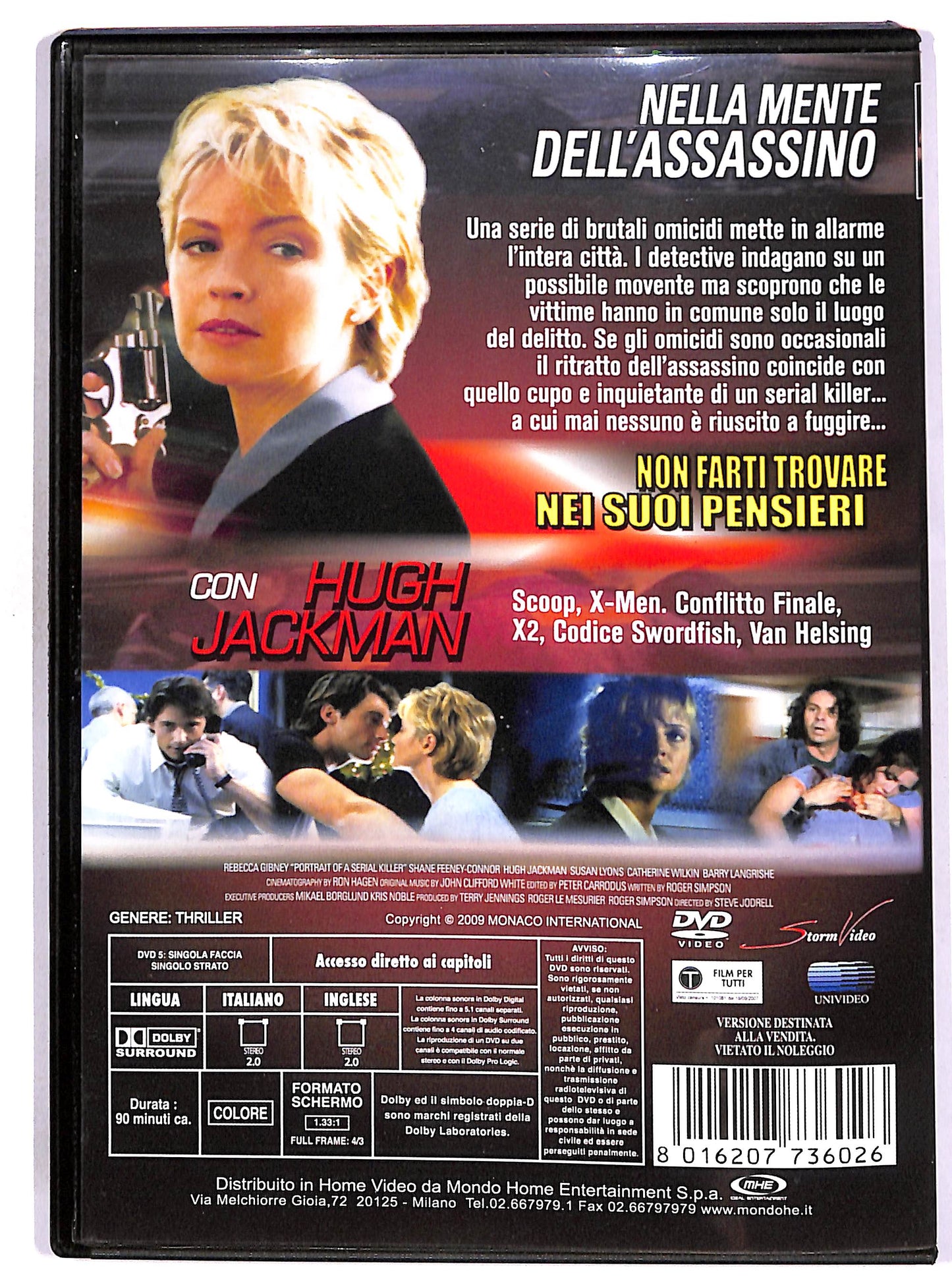 EBOND Nella mente dell'assassino DVD D657236