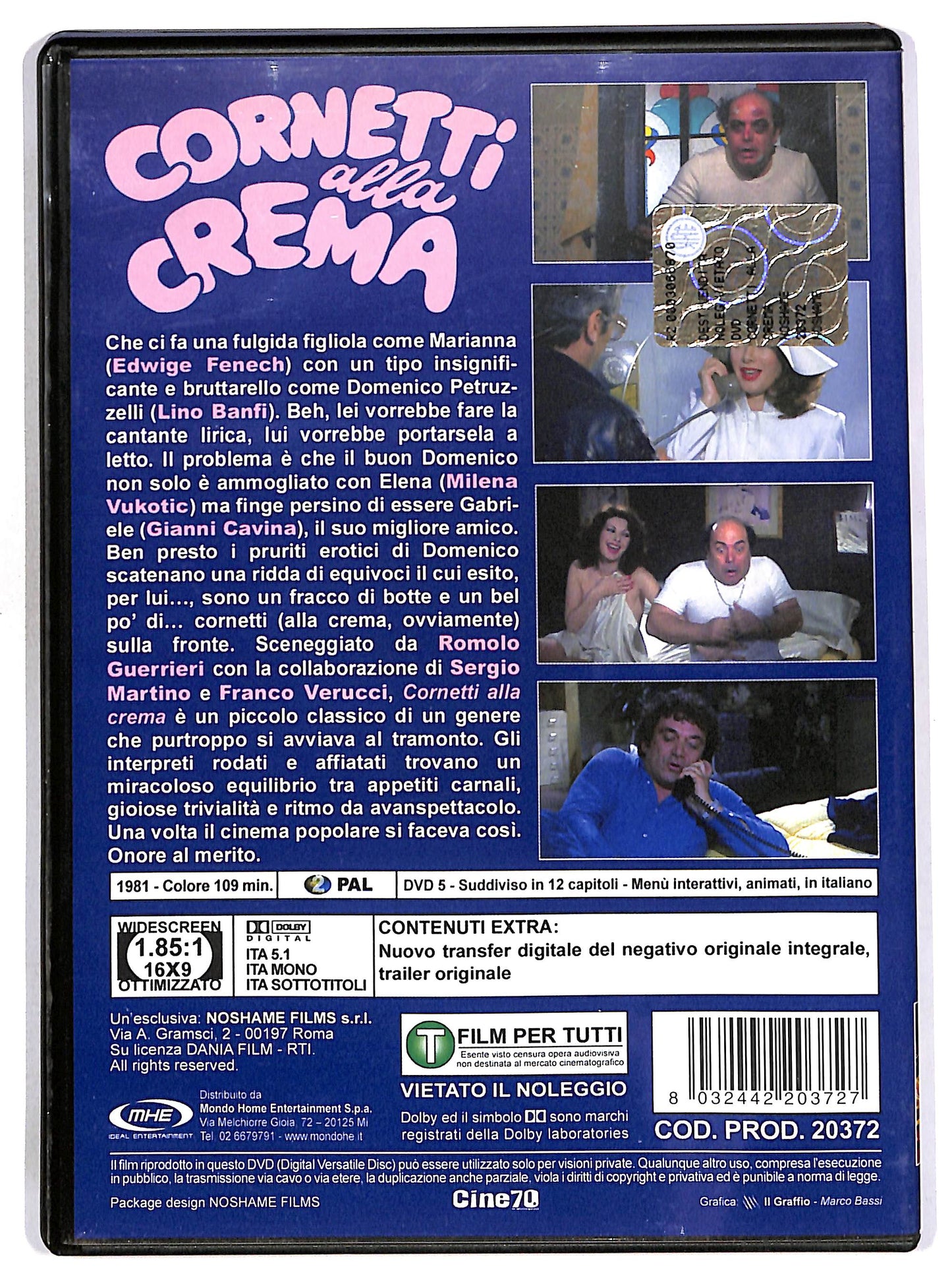 EBOND Cornetti alla crema DVD D657306