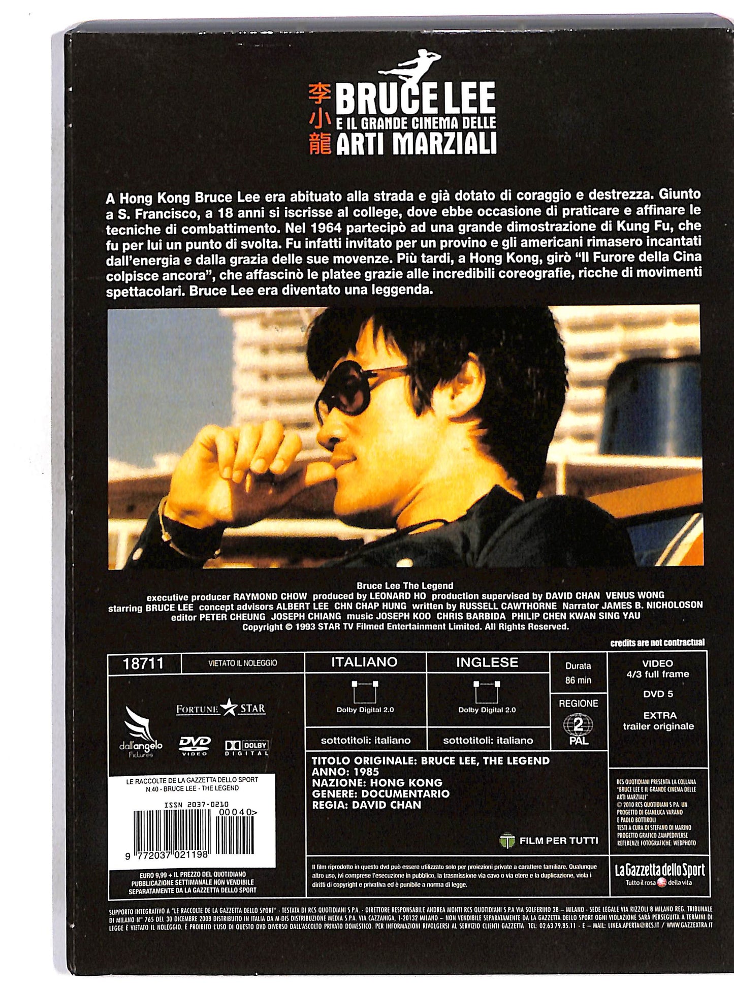 EBOND Bruce Lee - The Legend SLIPCASE EDITORIALE DVD D657410