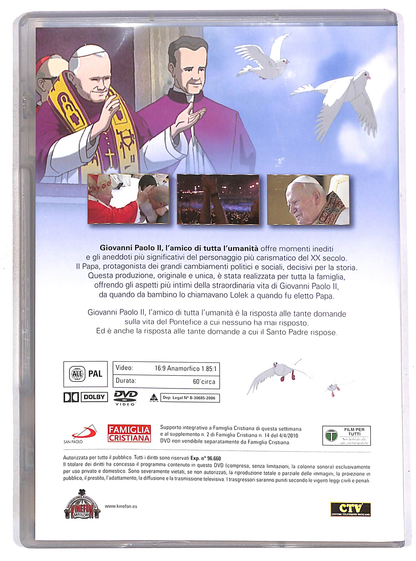 EBOND Giovanni Paolo II - L'amico di tutta l'umanita EDITORIALE DVD D657439
