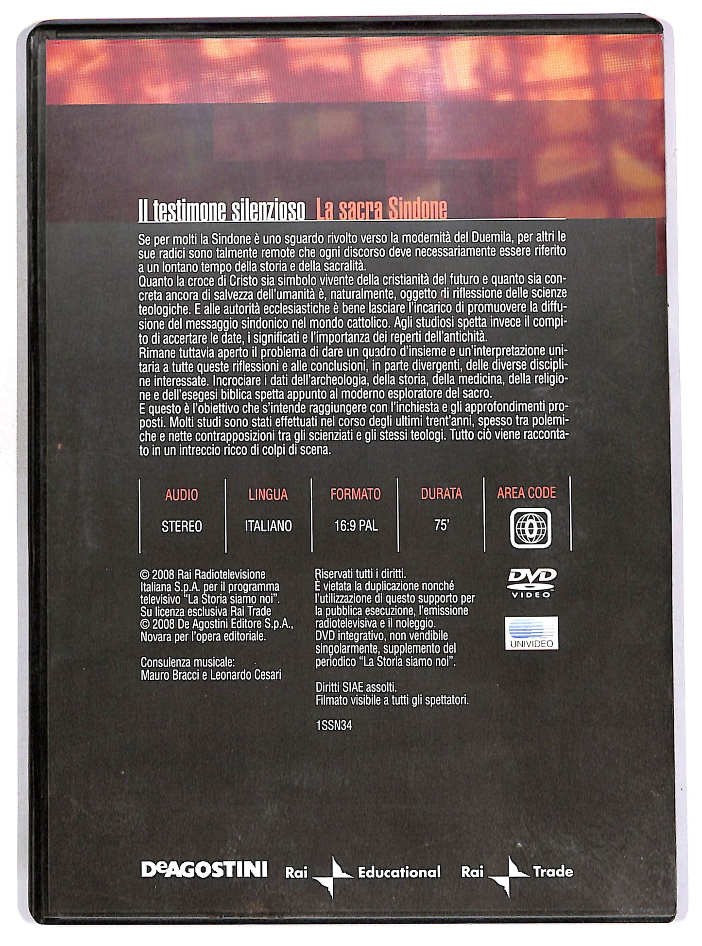 EBOND Il testimone silenzioso - La sacra Sindone EDITORIALE DVD D657444