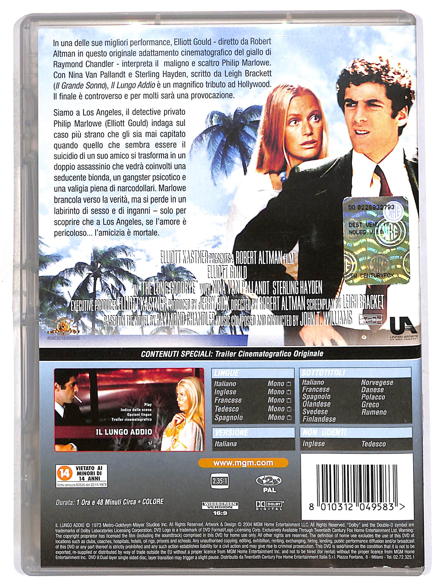EBOND Il lungo addio DVD D657517