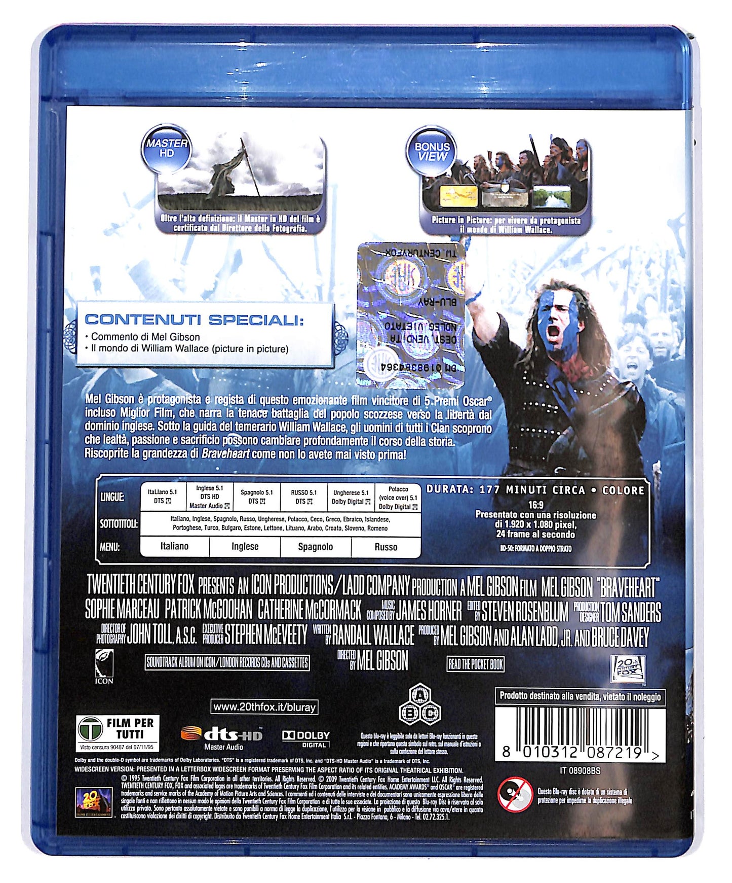 EBOND Braveheart BLURAY D657618