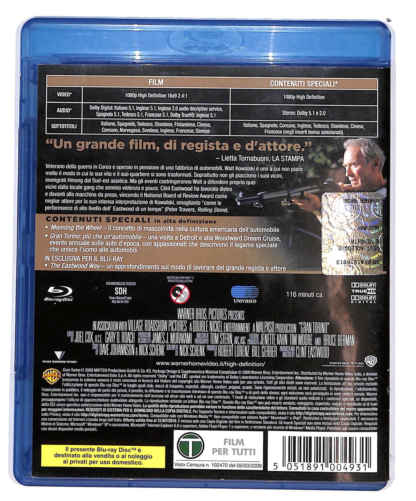 EBOND Gran Torino BLURAY D657635