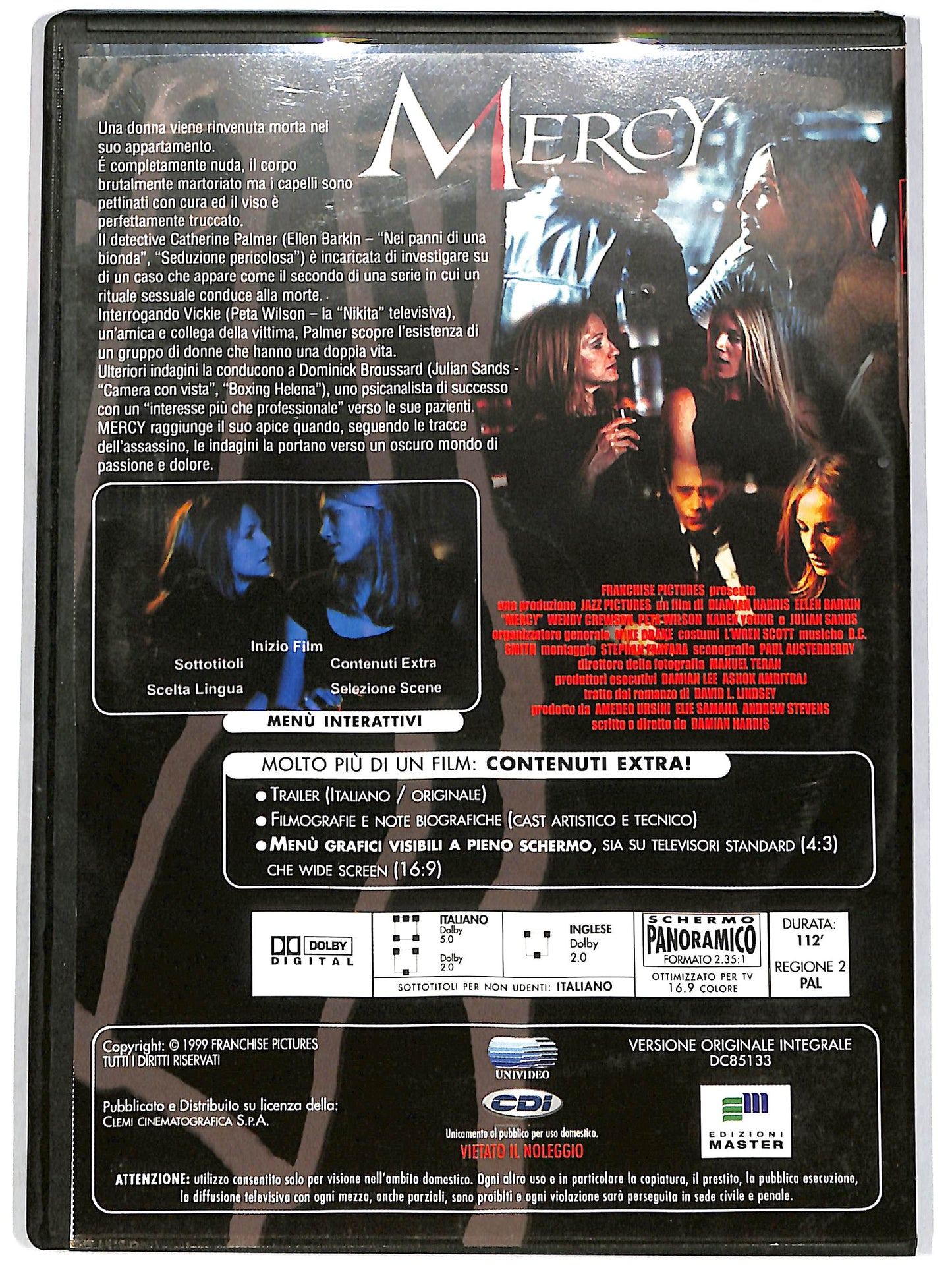 EBOND Mercy - Senza pieta EDITORIALE DVD D657723