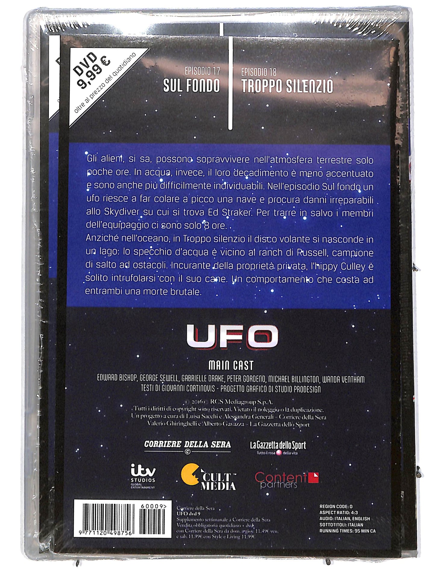 EBOND UFO - vol 9 Episodi 17-18 EDITORIALE DVD D657764