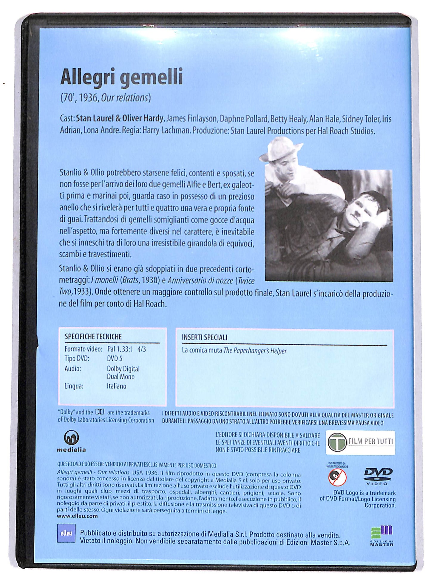 EBOND Allegri gemelli EDITORIALE DVD D657850