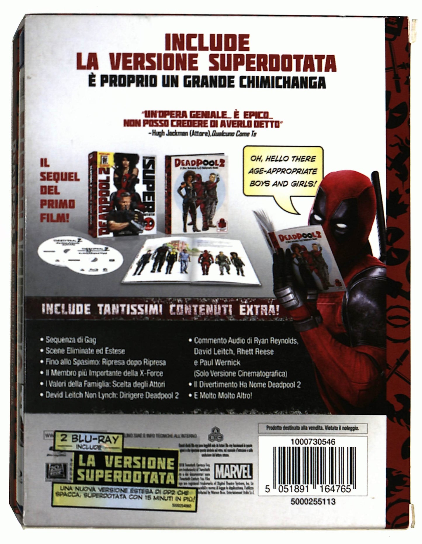 EBOND Deadpool 2 - Booklet Edition in Inglese(2 dischi) BLURAY D657904