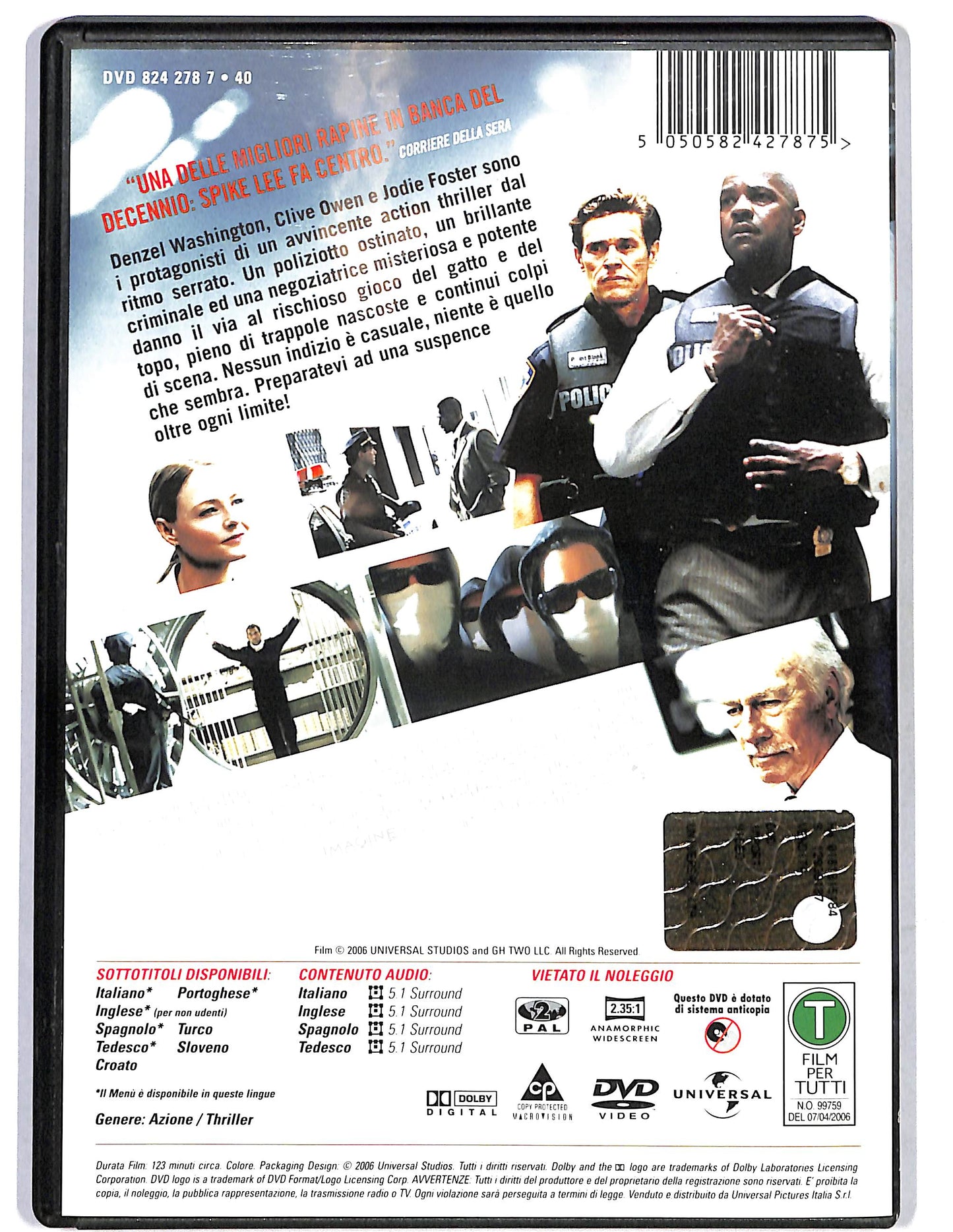 EBOND Inside Man DVD D658017