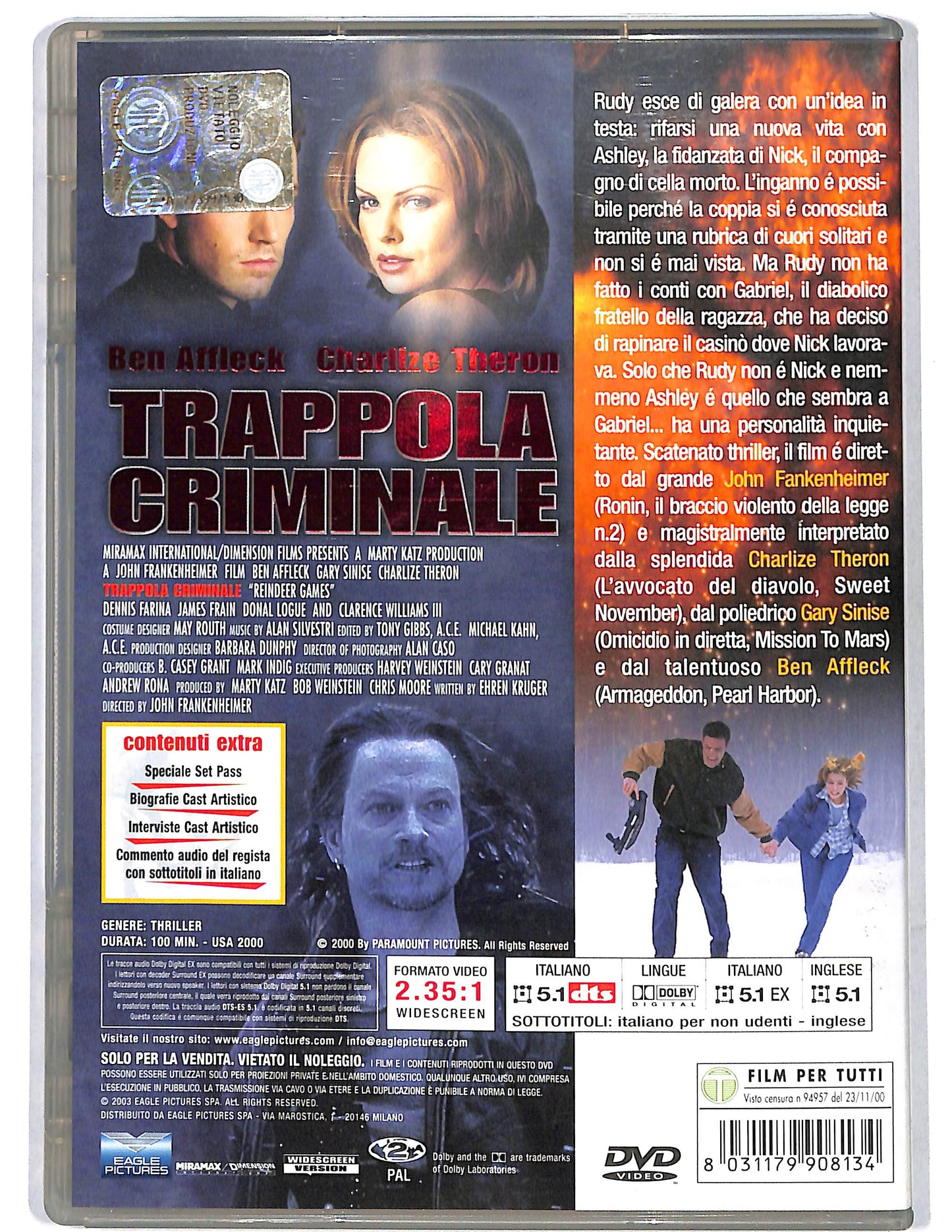 EBOND Trappola criminale DVD D658031