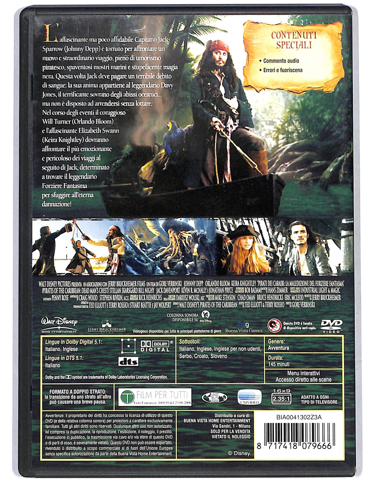 EBOND Pirati dei Caraibi - La maledizione del forziere fantasma DVD D658039