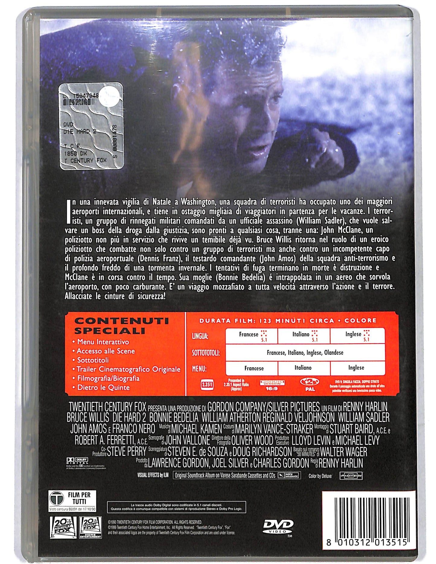 EBOND Die Hard 2 58 Minuti Per Morire DVD D658040