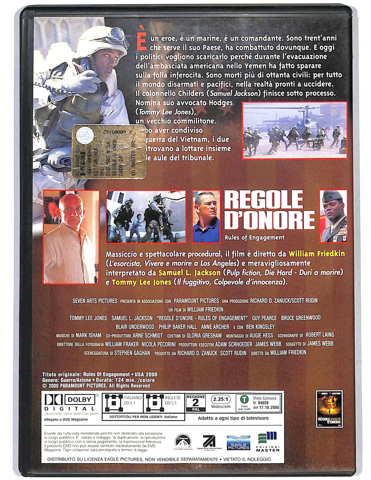 EBOND Regole d'onore DVD D658126