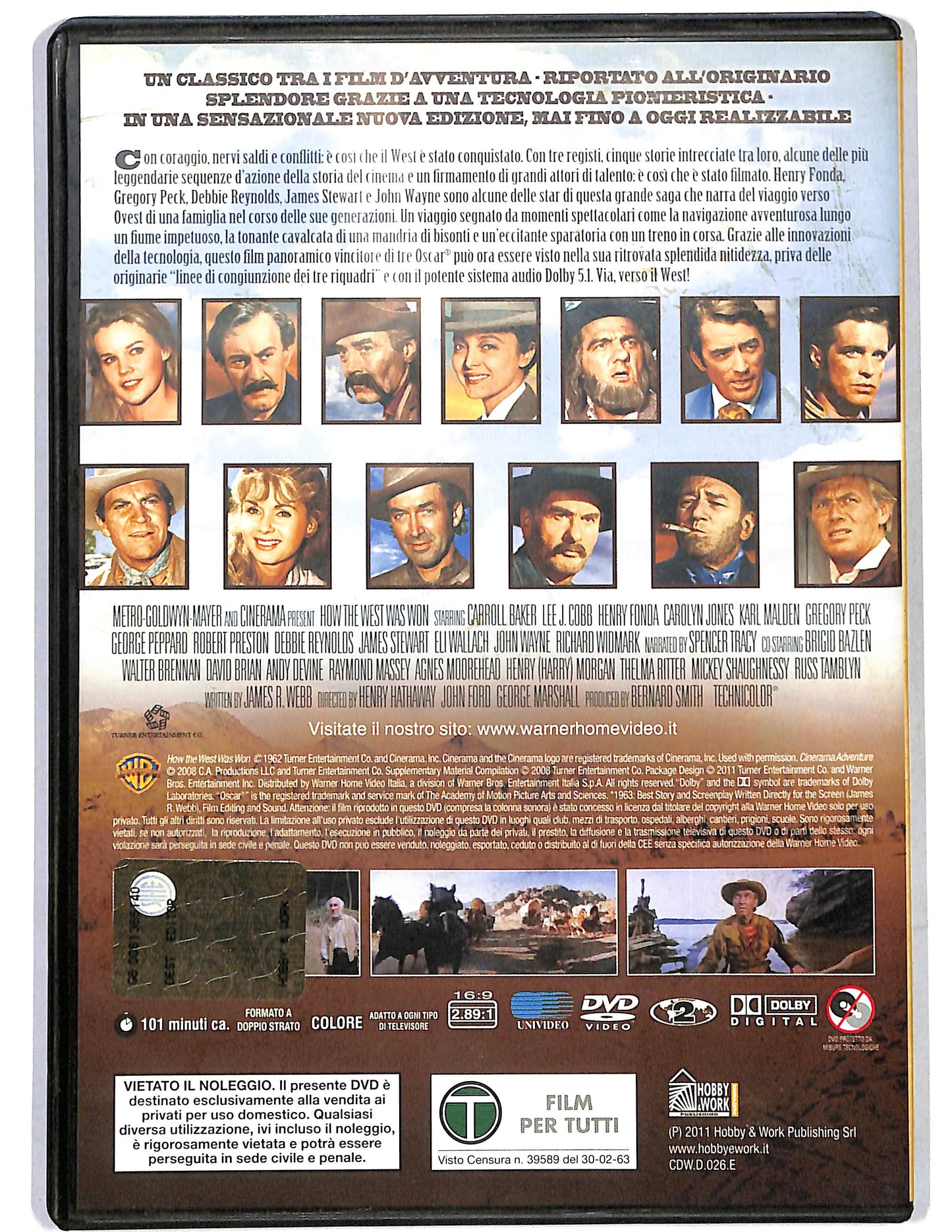 EBOND La conquista del West Parte 1  EDITORIALE DVD D658135