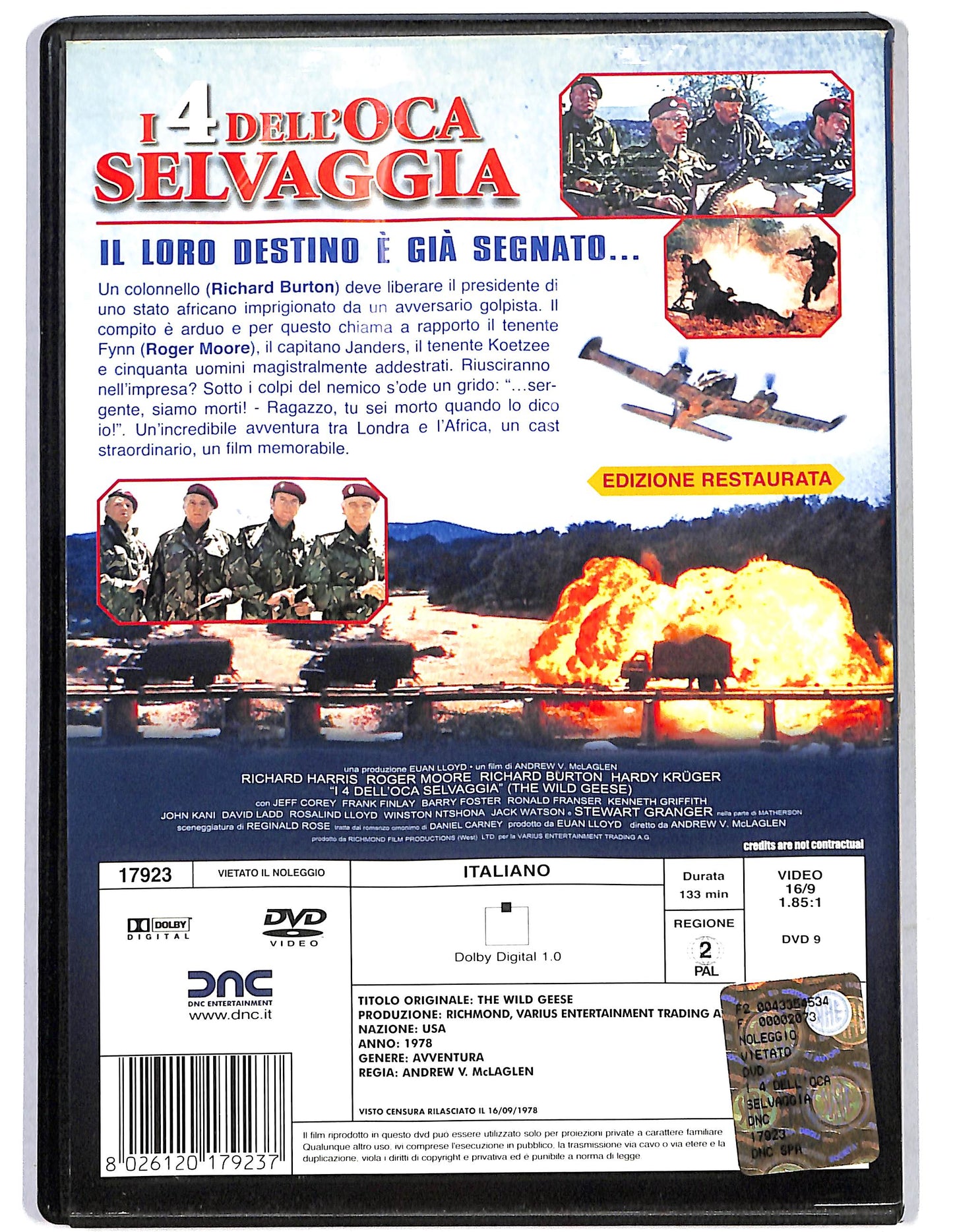 EBOND I 4 dell'oca selvaggia DVD D658201
