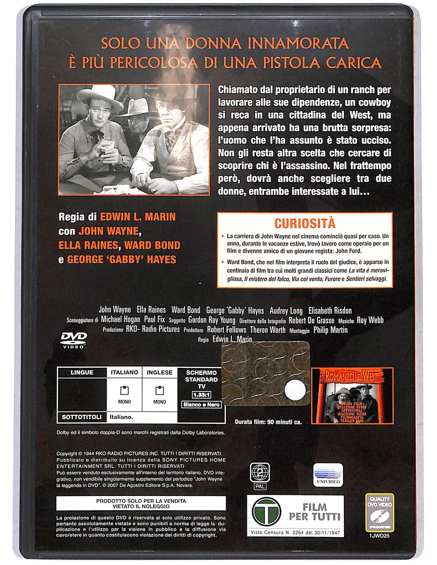 EBOND Romanzo nel West  EDITORIALE DVD D658351