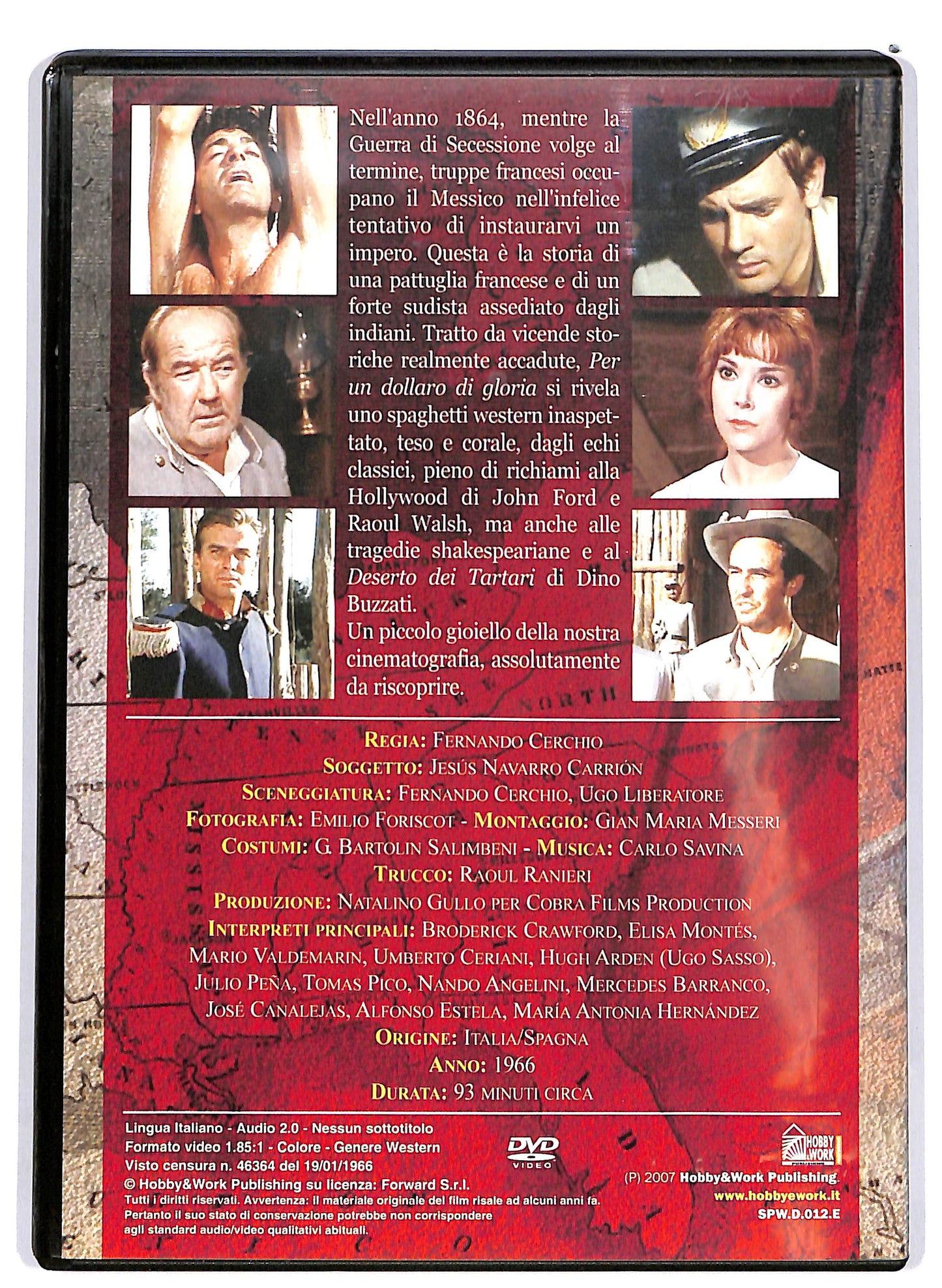 EBOND Per un dollaro di gloria EDITORIALE DVD D658748
