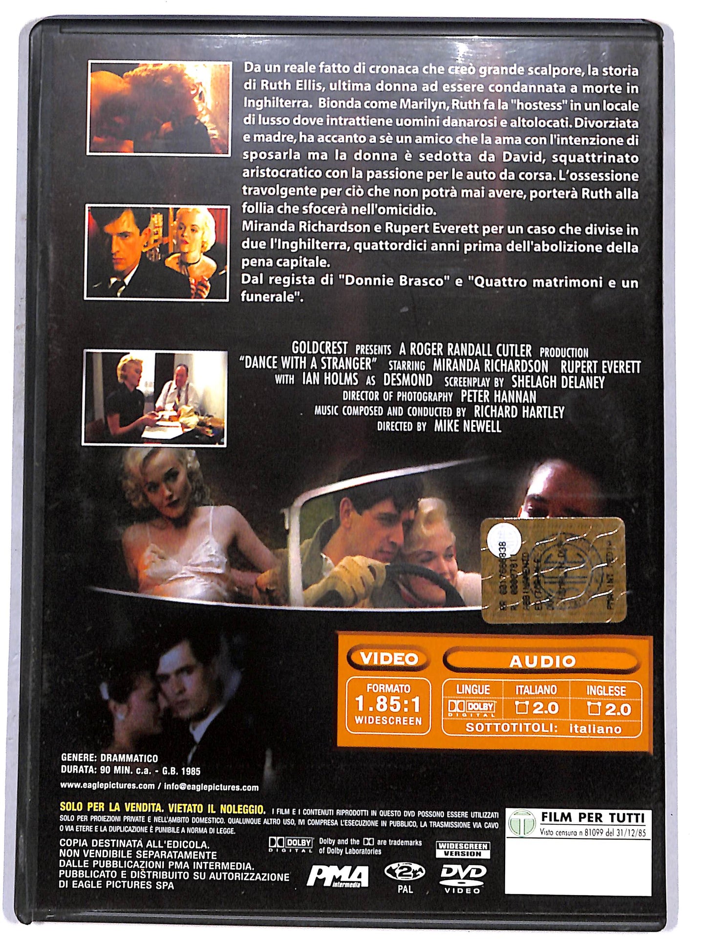 EBOND Ballando con uno sconosciuto EDITORIALE DVD D658858