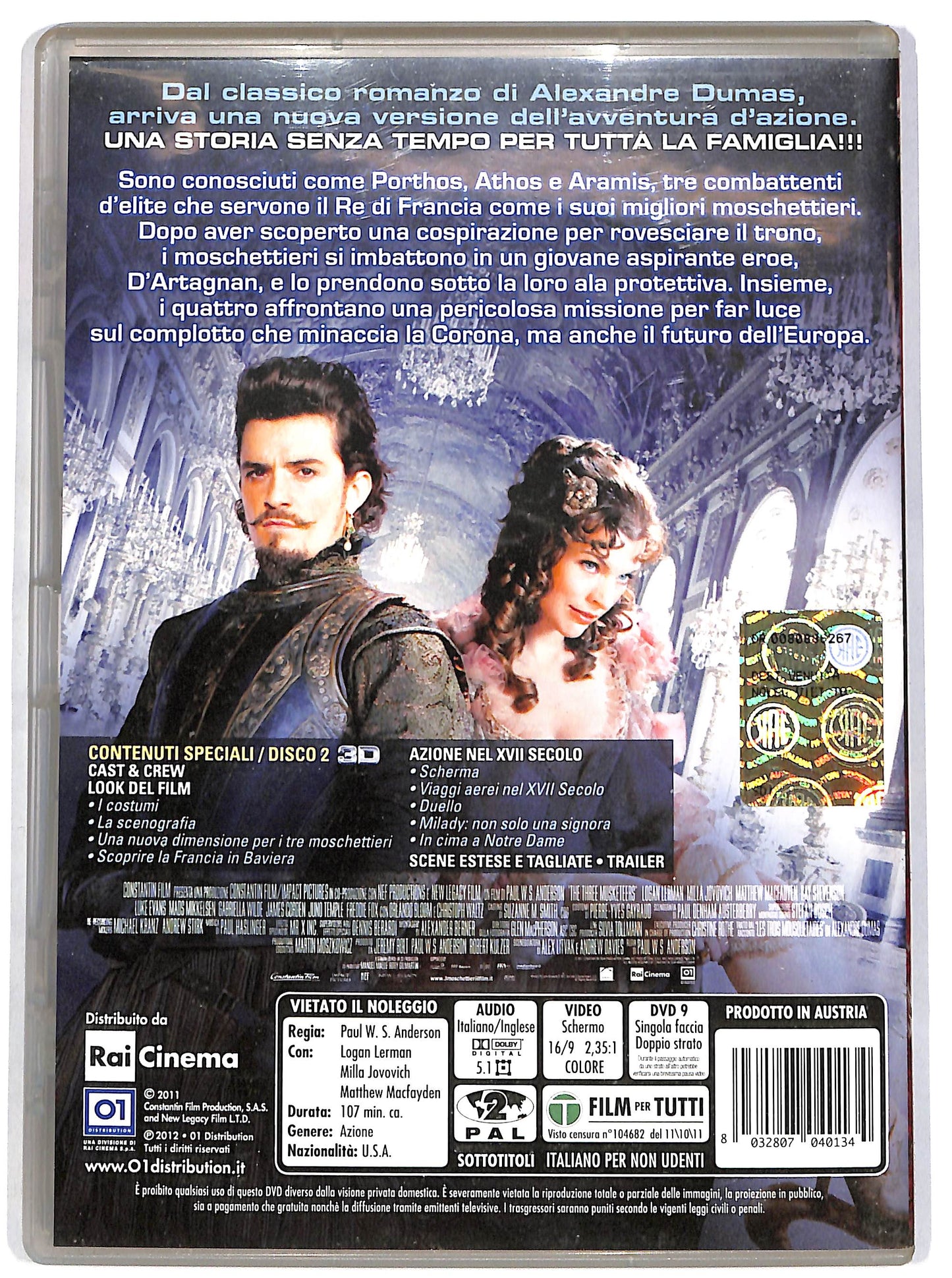 EBOND I tre moschettieri (film 2011) DVD D658951