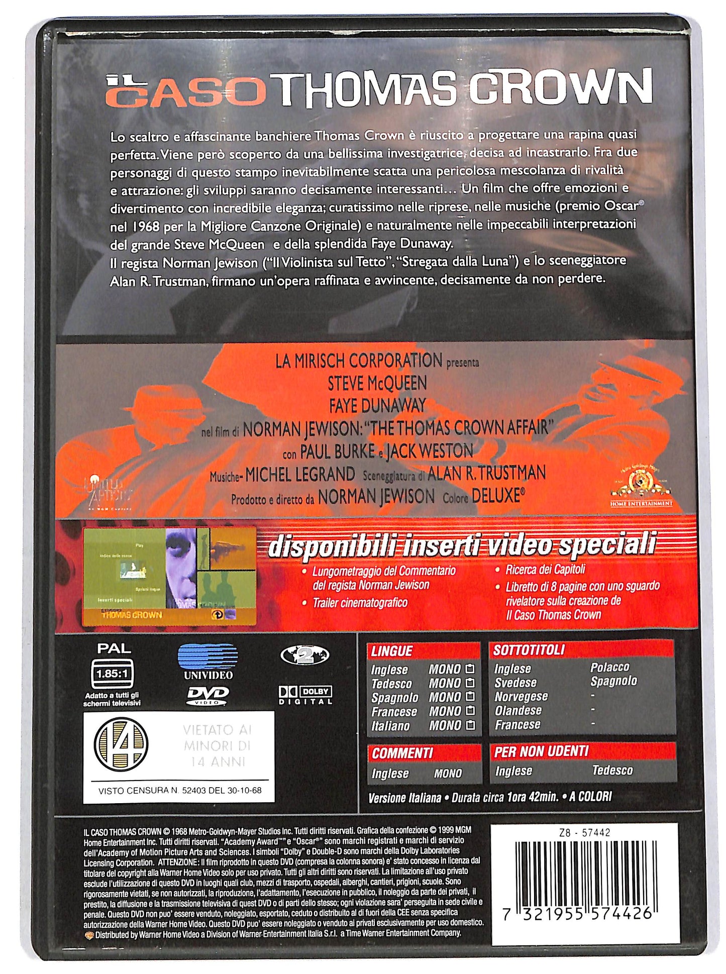 EBOND Il caso Thomas Crown DVD D658960