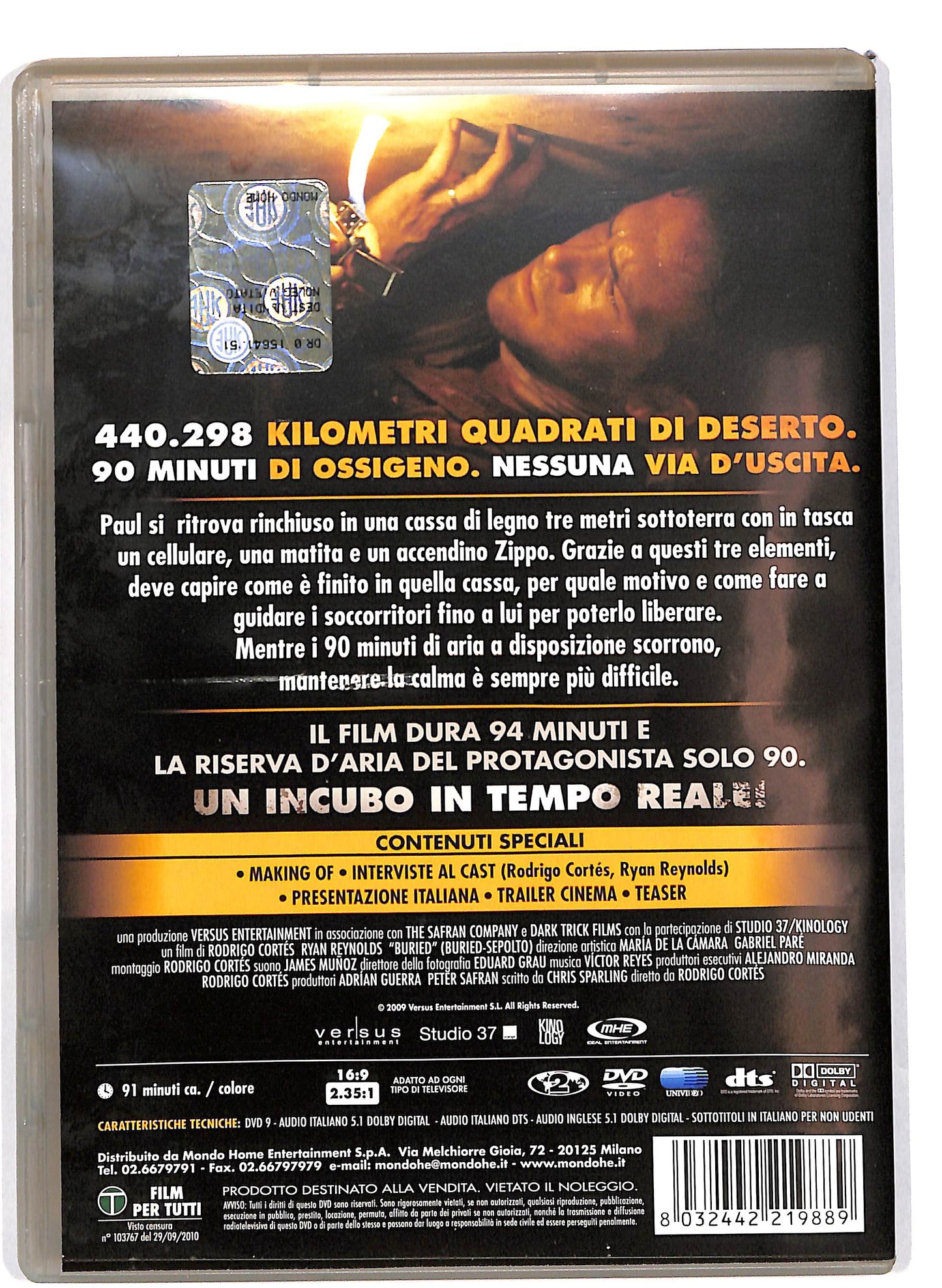 EBOND Buried - Sepolto DVD D659050