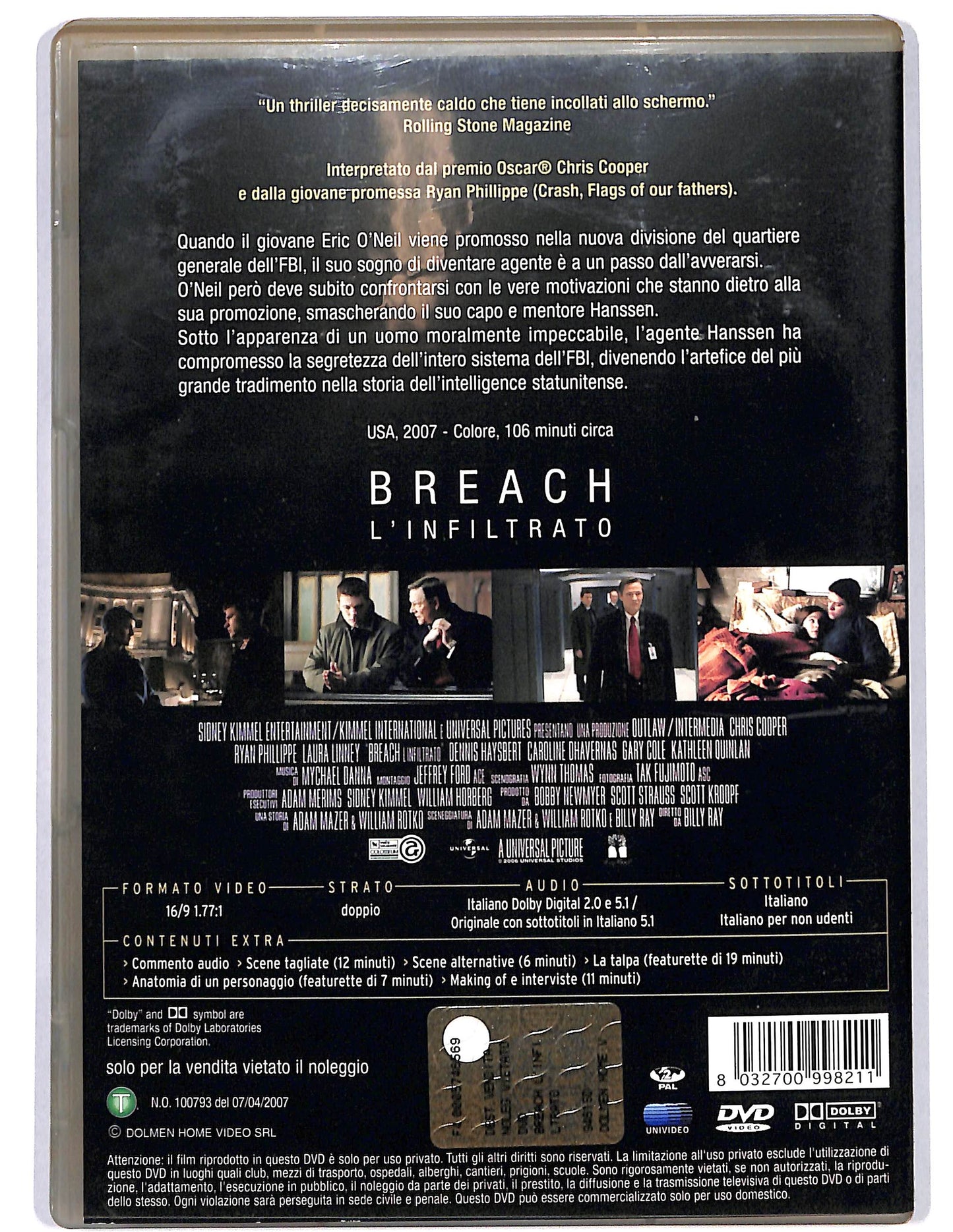 EBOND Breach L'infiltrato DVD D659201