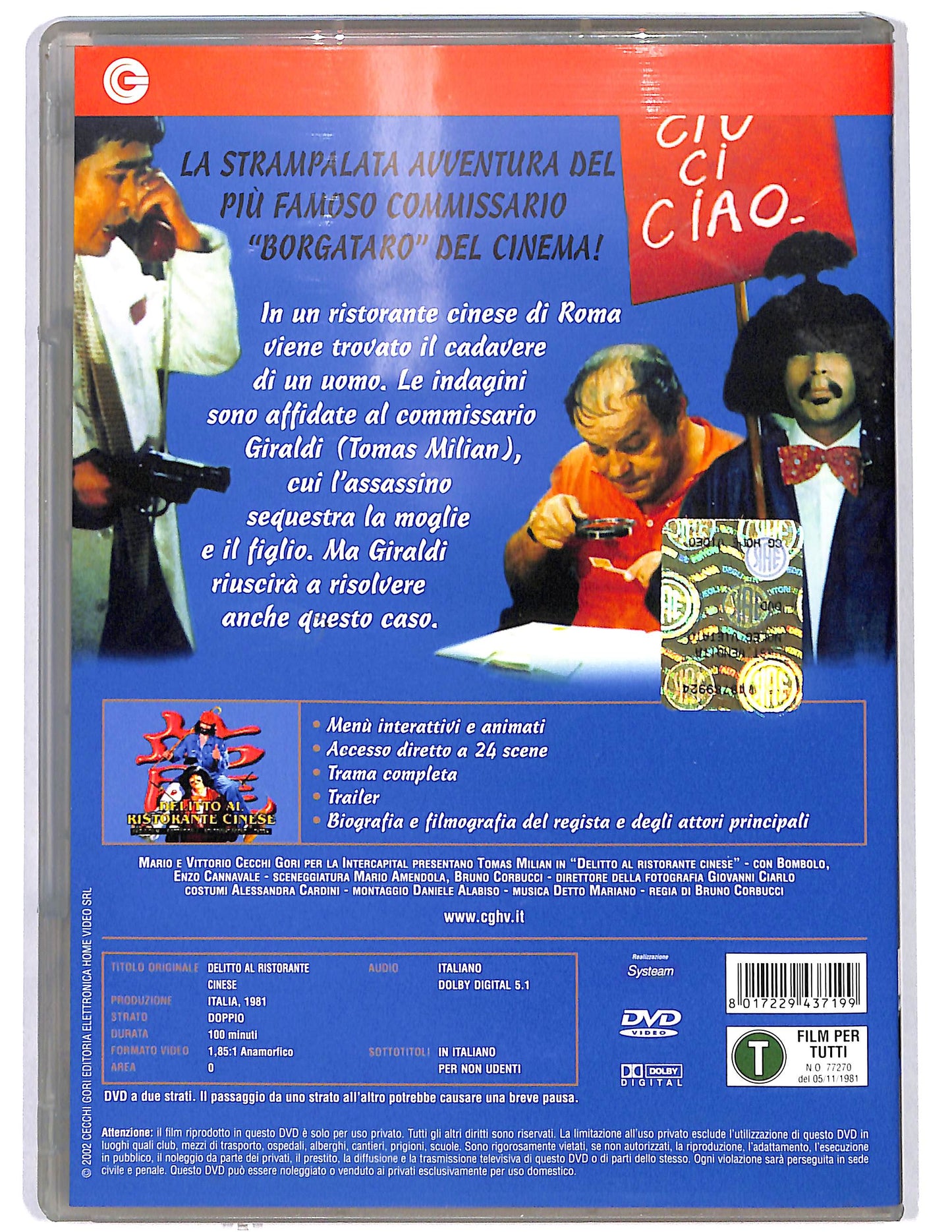 EBOND Delitto al ristorante cinese DVD D659341