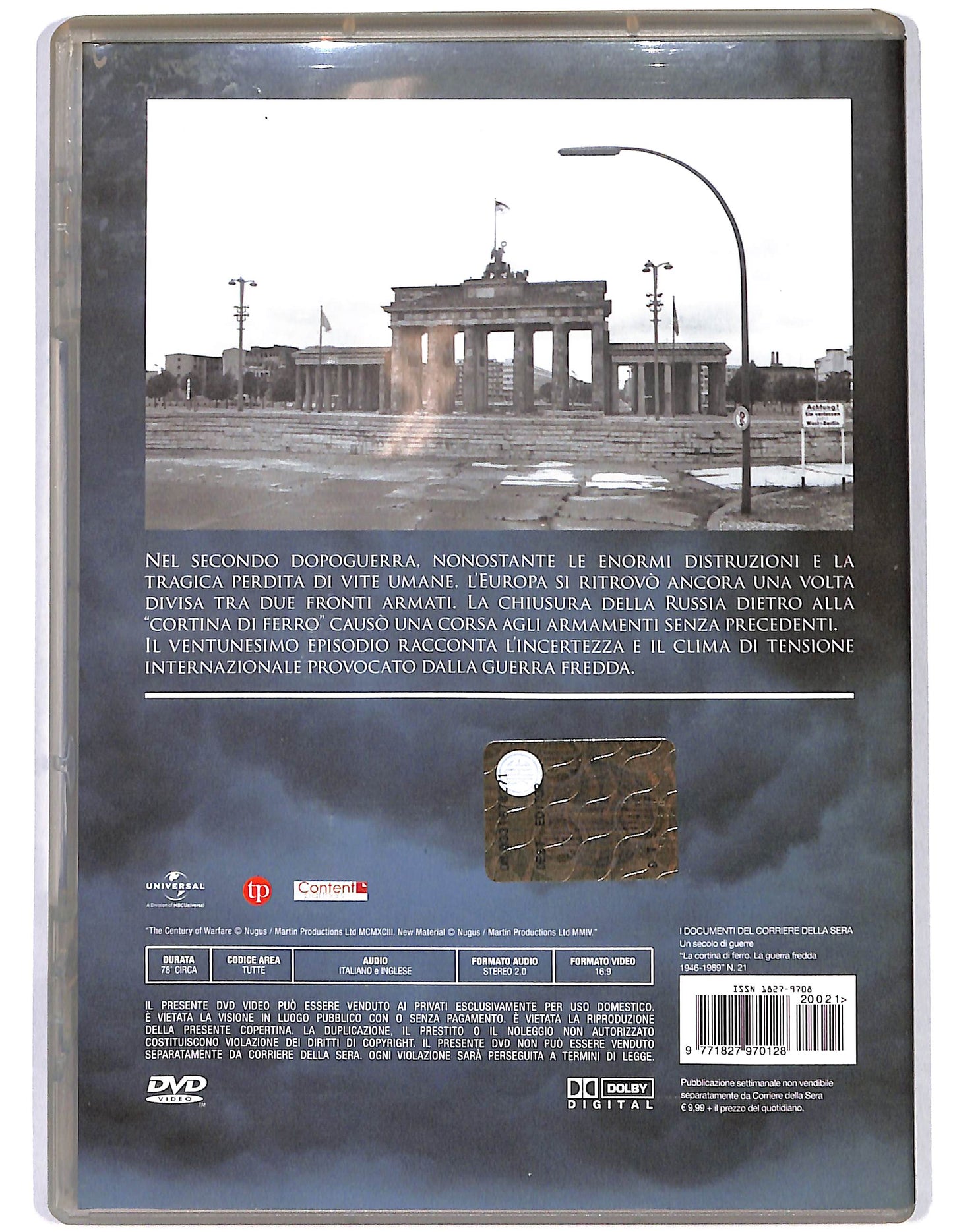 EBOND La cortina di Ferro vol.21 EDITORIALE DVD D659429