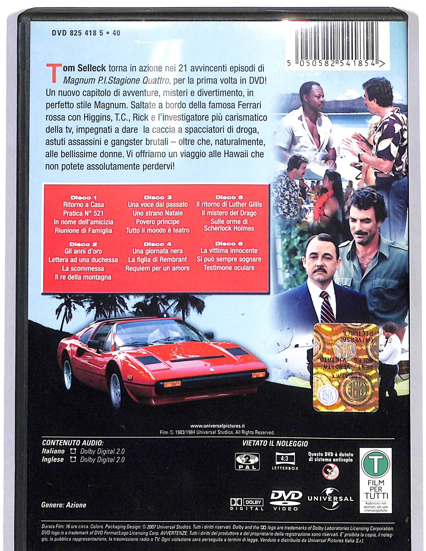 EBOND Magnum P.I. Stagione 04 DVD D659538