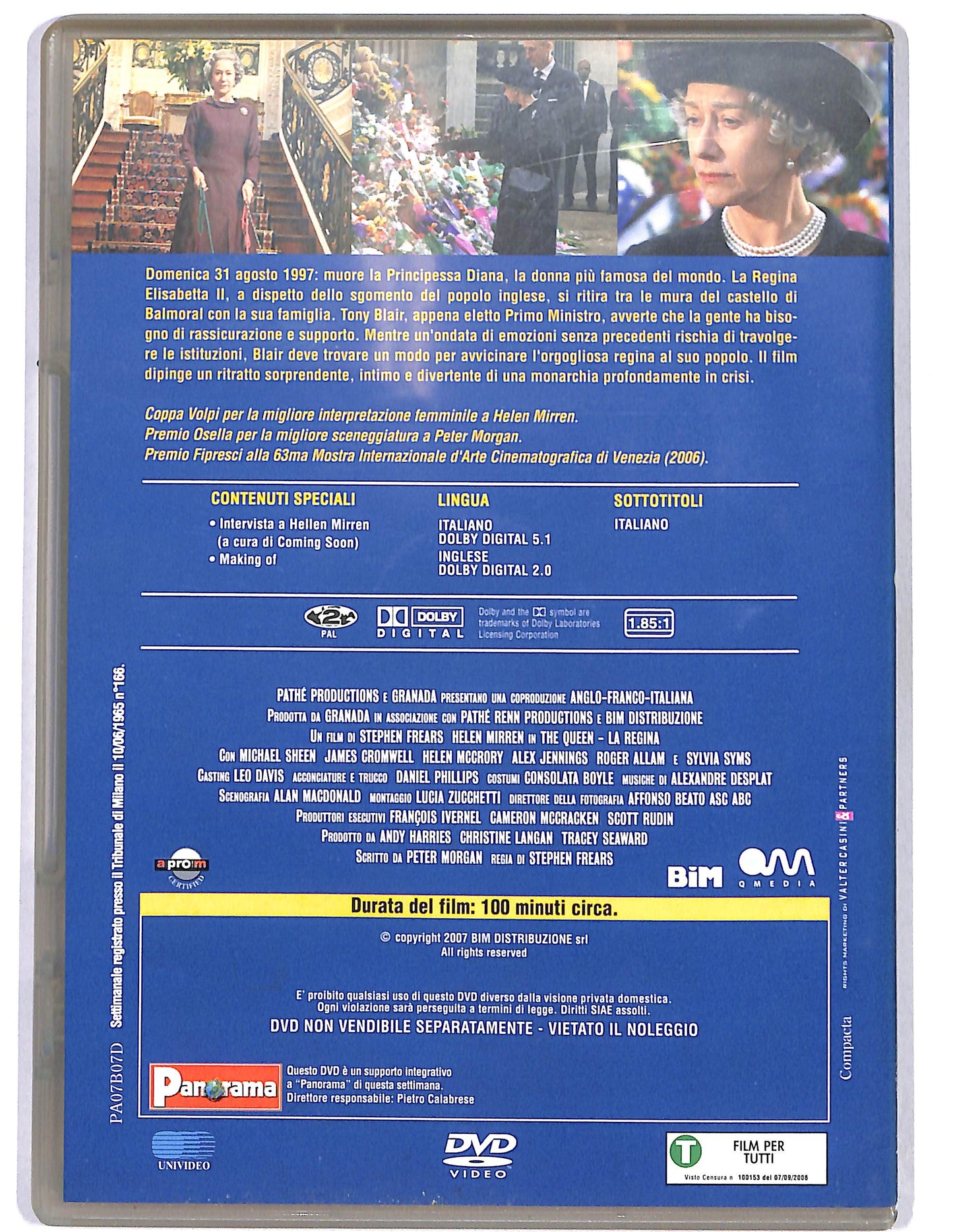 EBOND The Queen La regina EDITORIALE DVD D659601