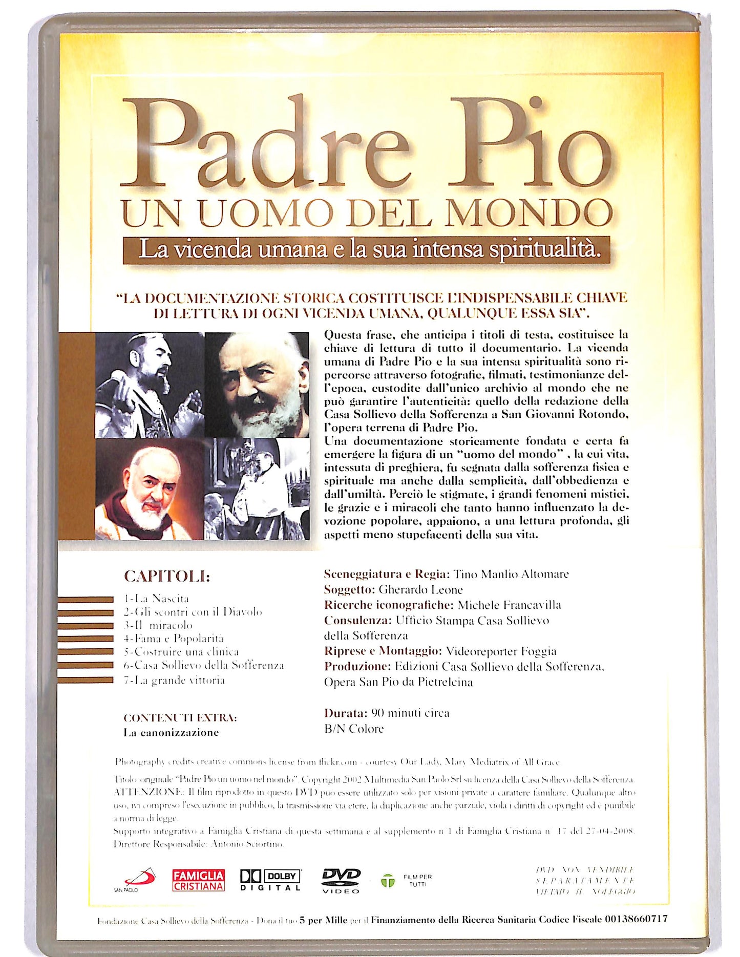 EBOND Padre Pio Un uomo nel Mondo EDITORIALE DVD D659616