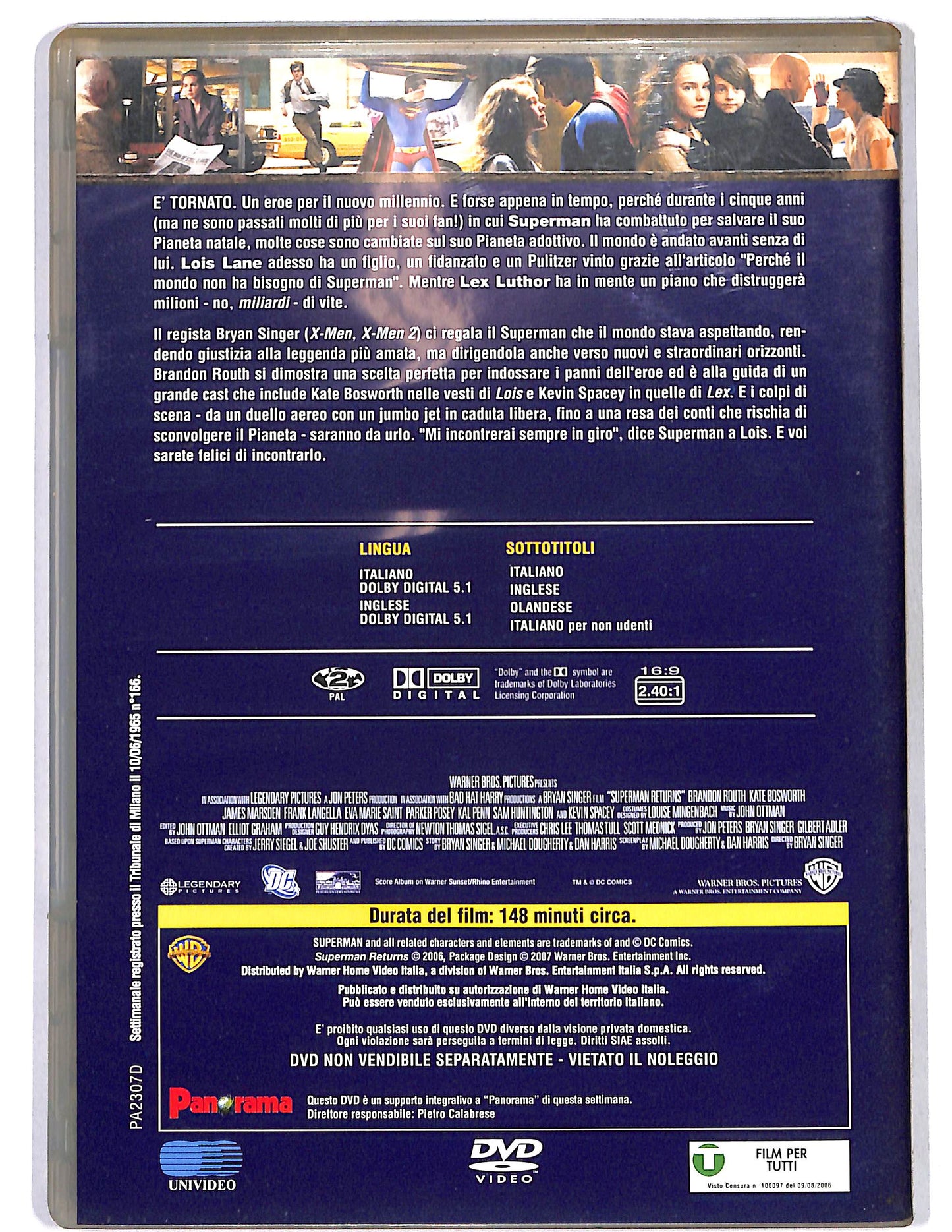 EBOND Superman Returns EDITORIALE DVD D659724