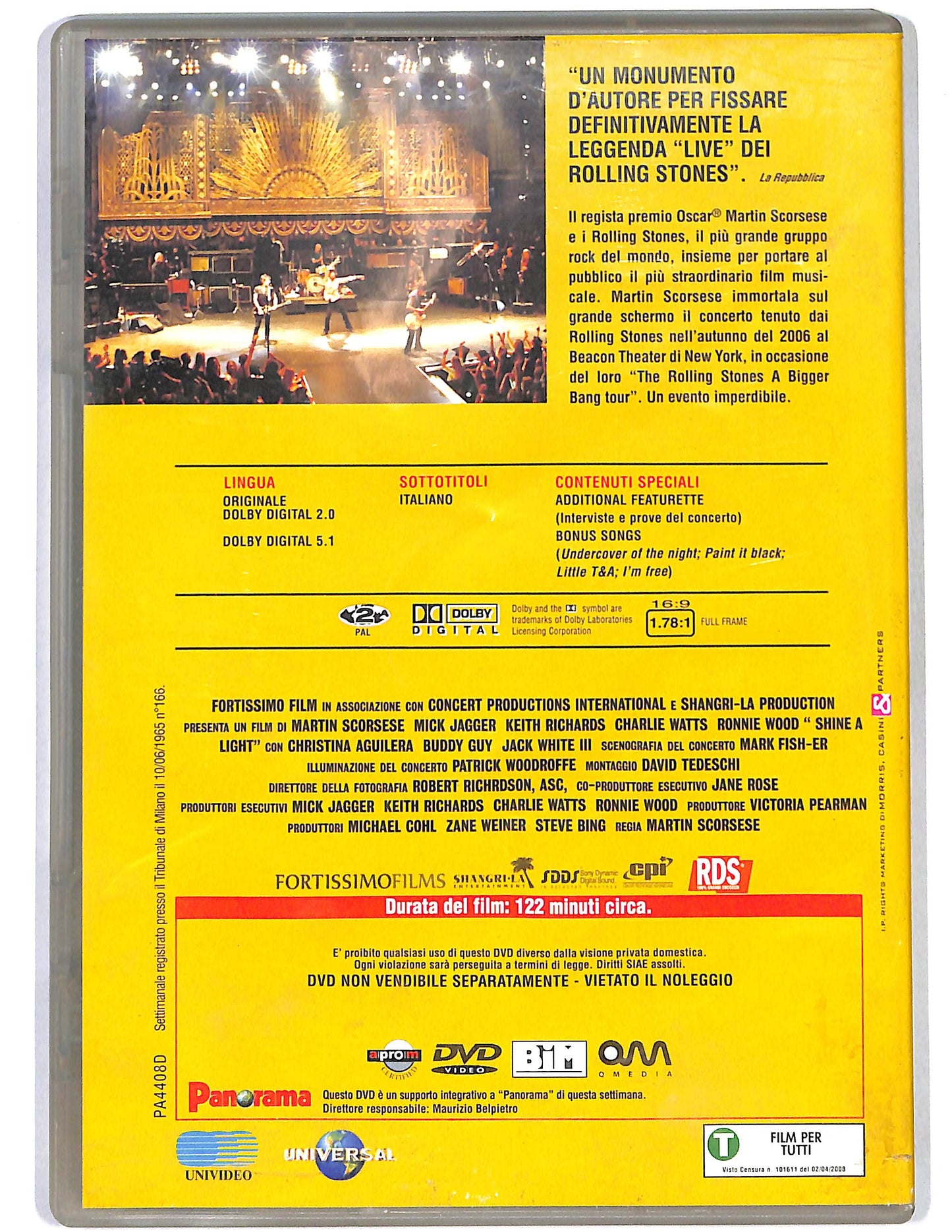 EBOND Shine a Light EDITORIALE DVD D659804