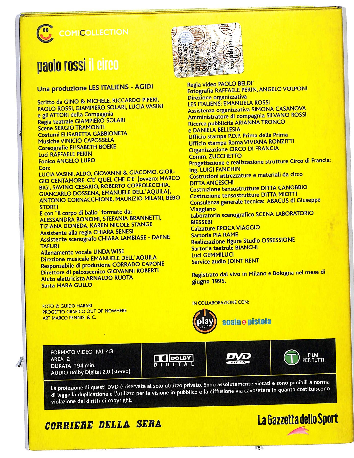 EBOND Comicollection Paolo Rossi vol.7 EDITORIALE DVD D660029