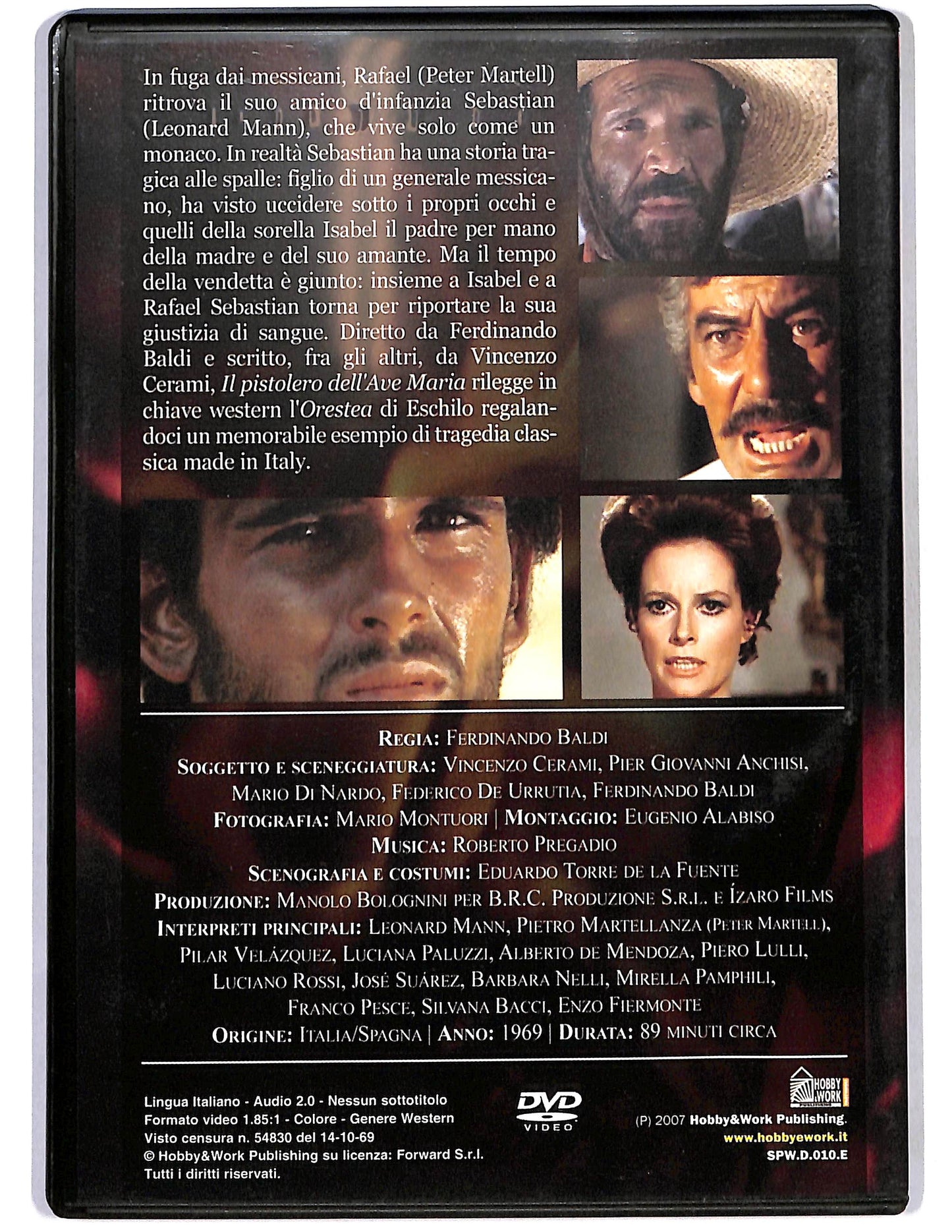 EBOND Il pistolero dell'Ave Maria EDITORIALE DVD D660118