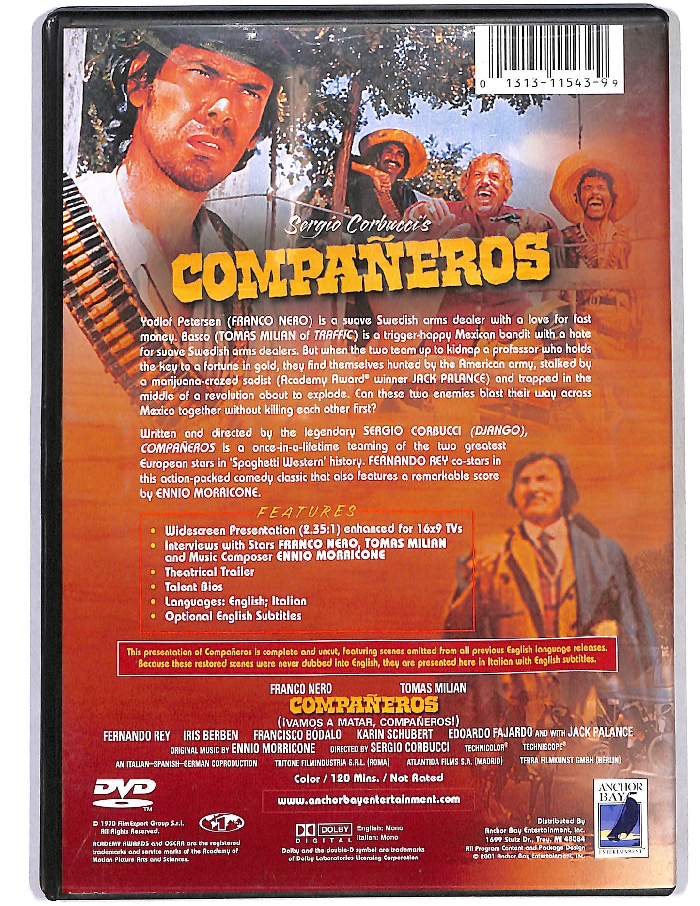 EBOND Companeros DVD D660205