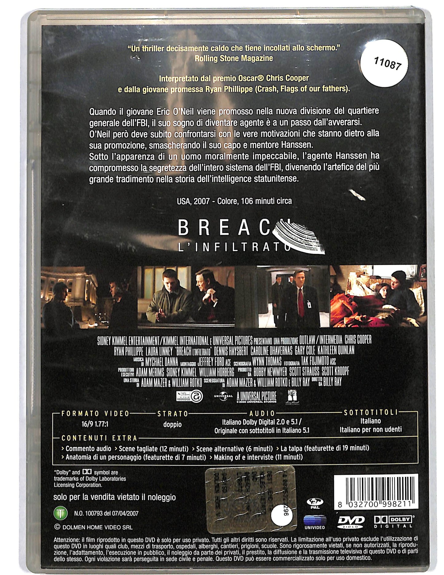 EBOND Breach L'infiltrato DVD D660232