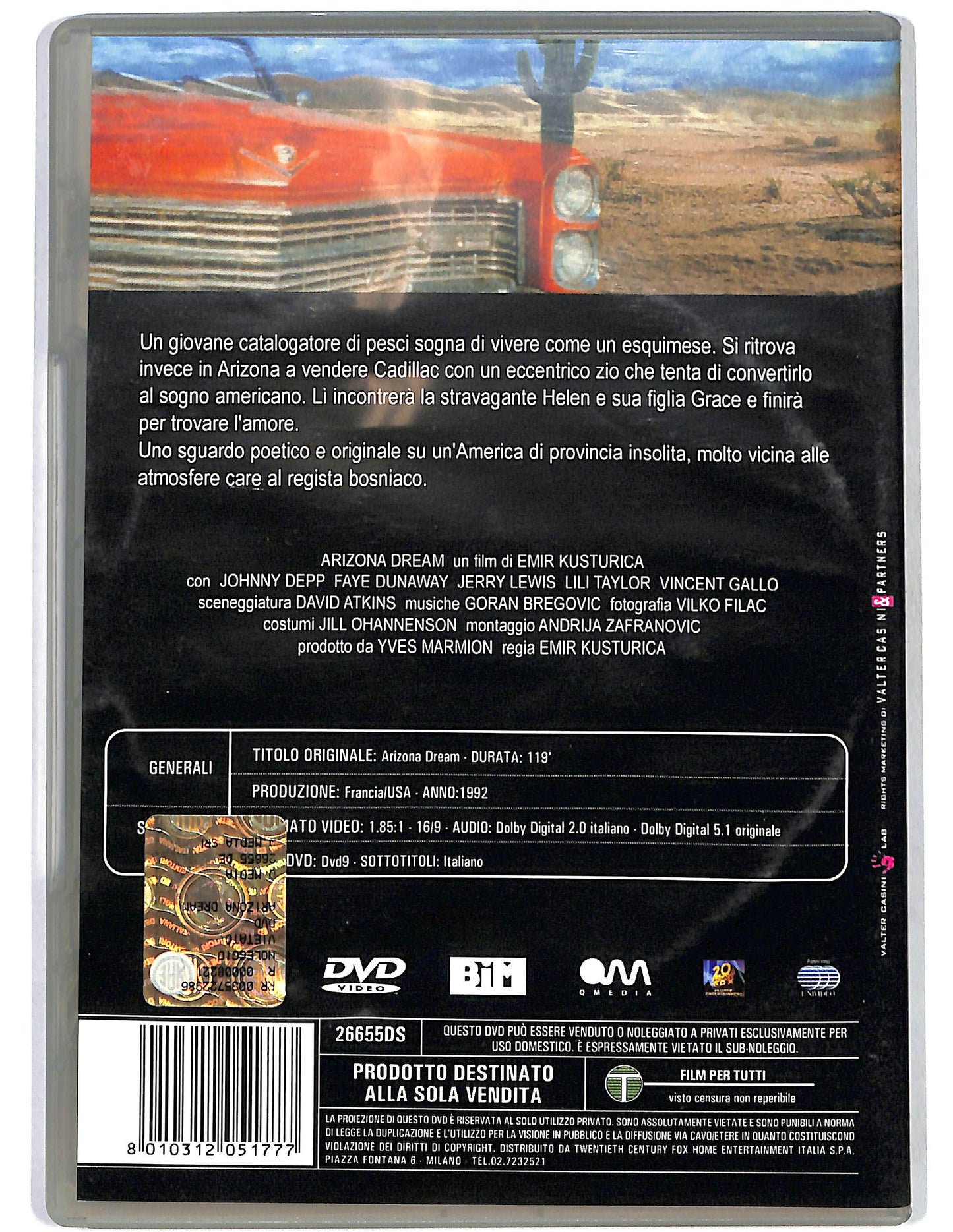 EBOND Arizona Dream DVD D660236