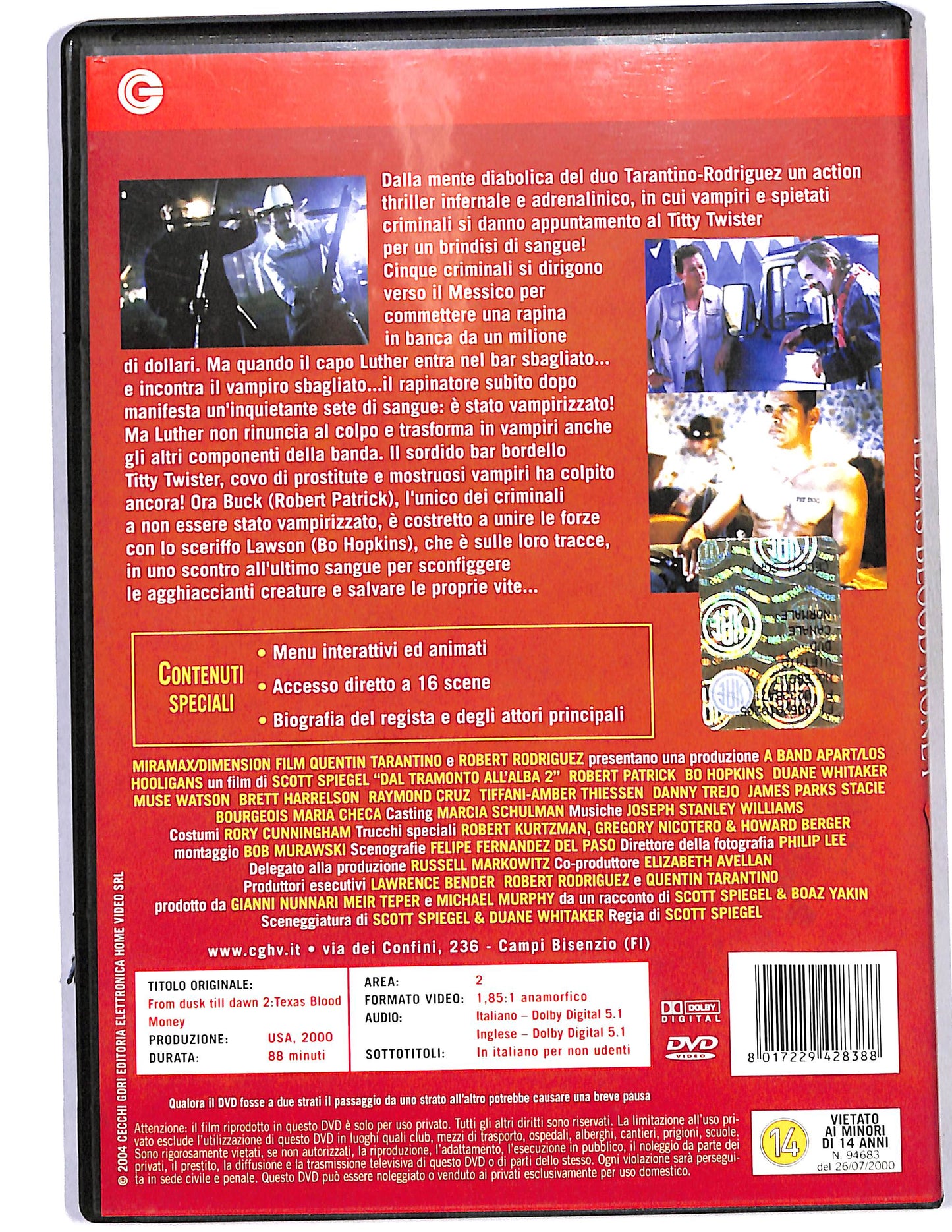 EBOND Dal tramonto all'alba 2 Texas Blood Money DVD D660310