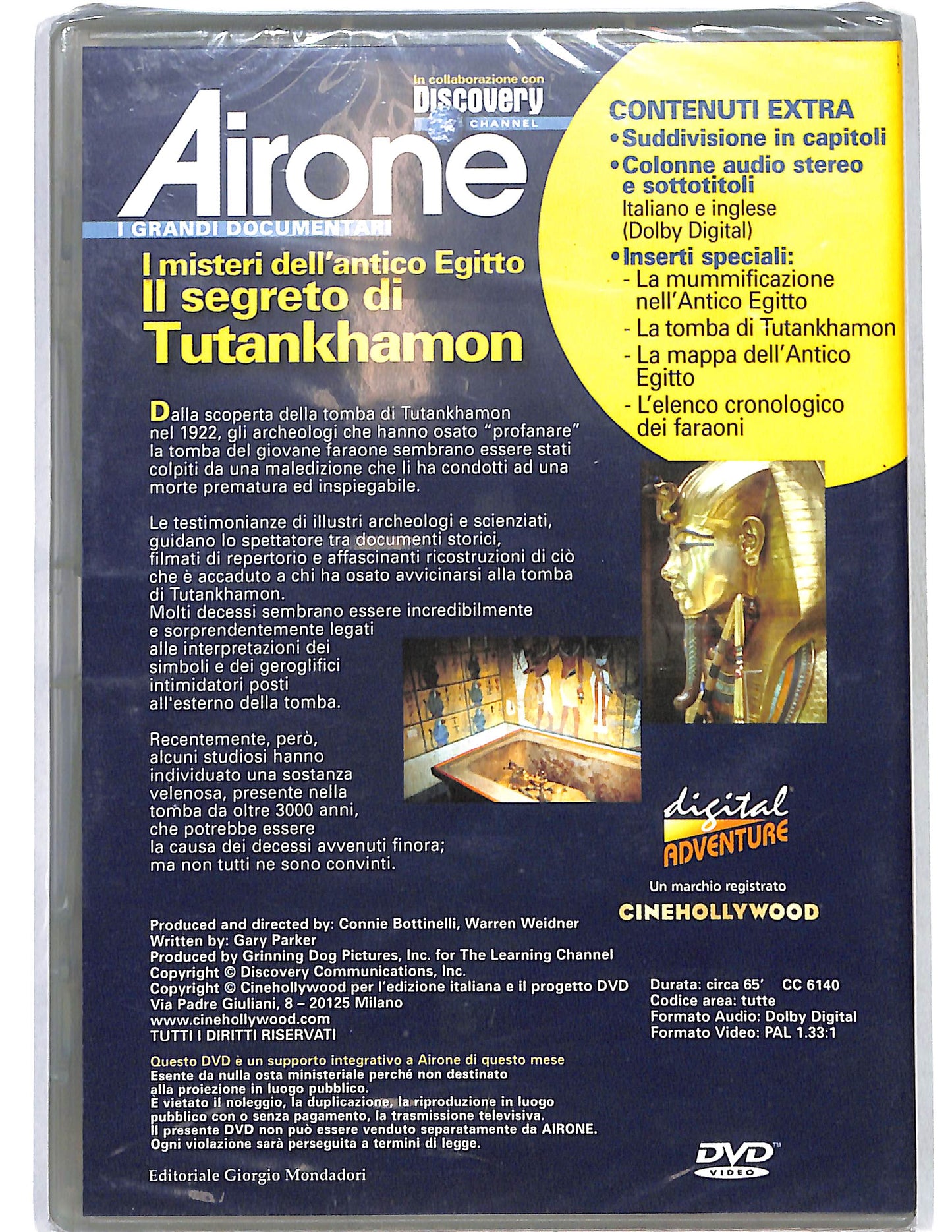 EBOND Il segreto di Tutankhamon EDITORIALE DVD D660335