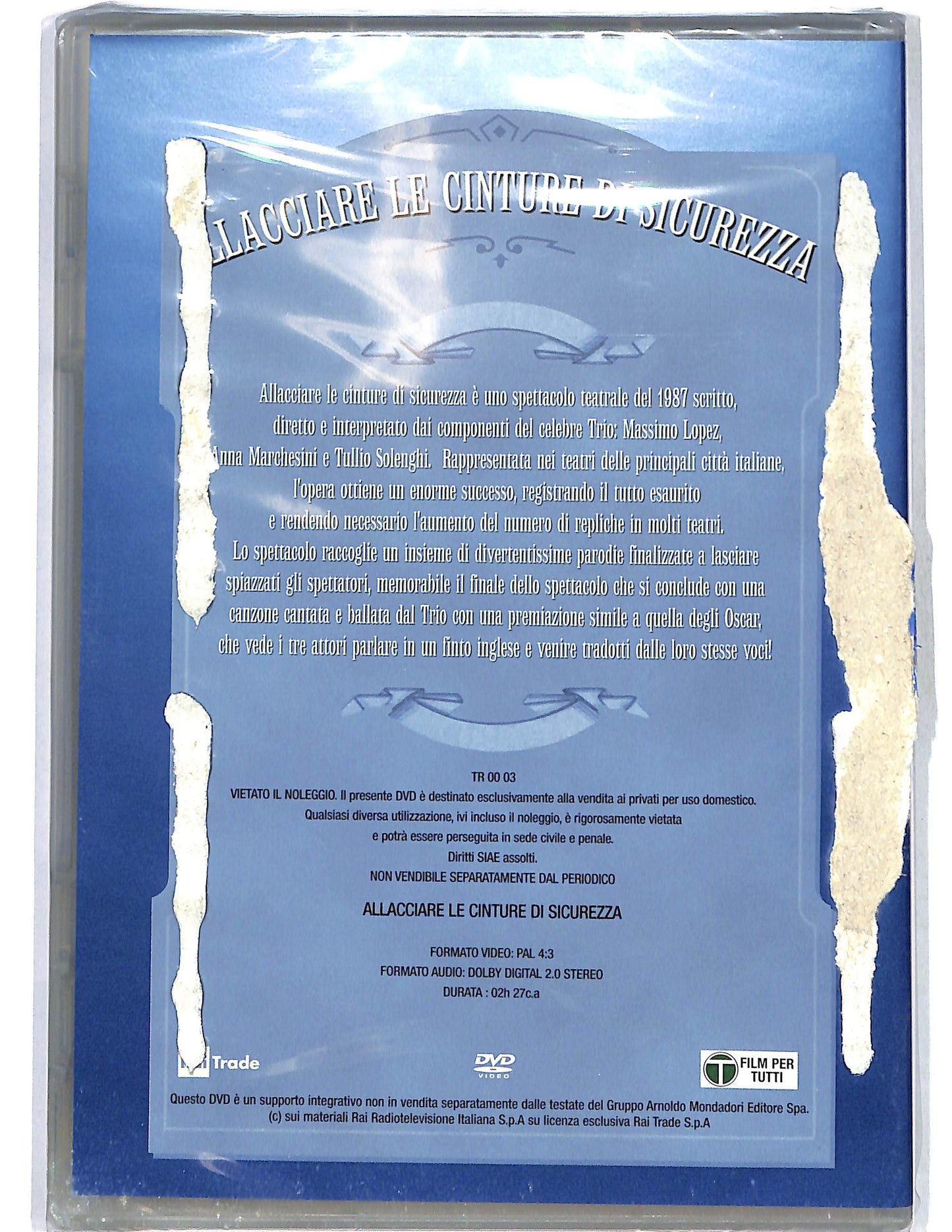 EBOND Allacciare le cinture di sicurezza EDITORIALE DVD D660347