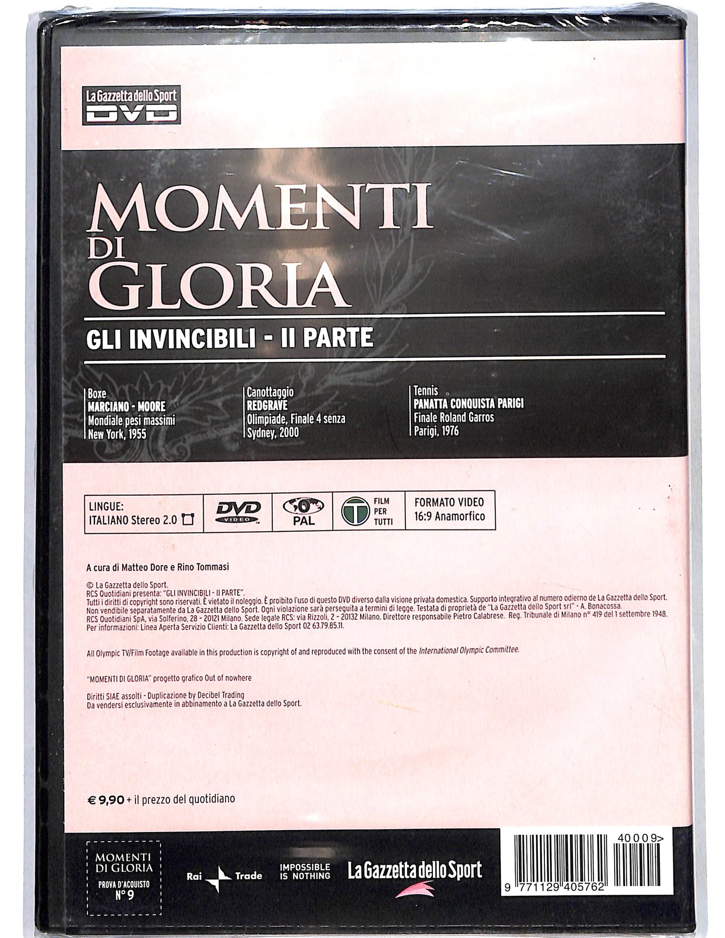 EBOND momenti di gloria - gli invincibili 2 parte vol.9 EDITORIALE DVD D660424