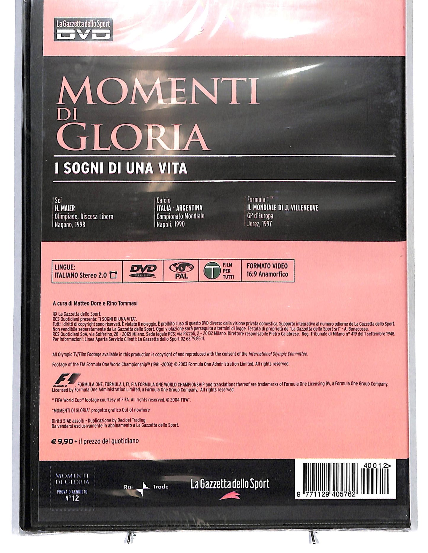 EBOND Momenti Di Gloria i sogni di una vita vol.12 EDITORIALE DVD D660425
