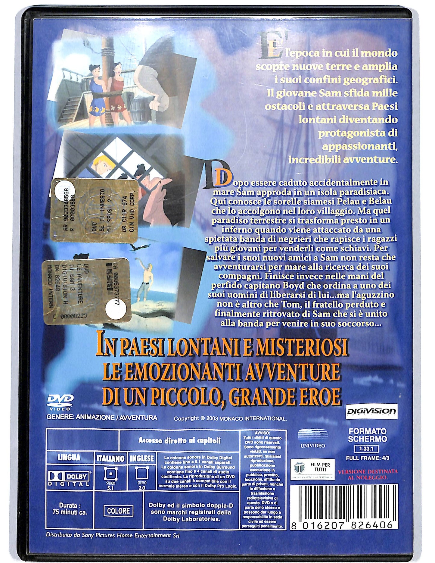 EBOND Le avventure di Sam Vol 3 NOLEGGIO DVD D660431