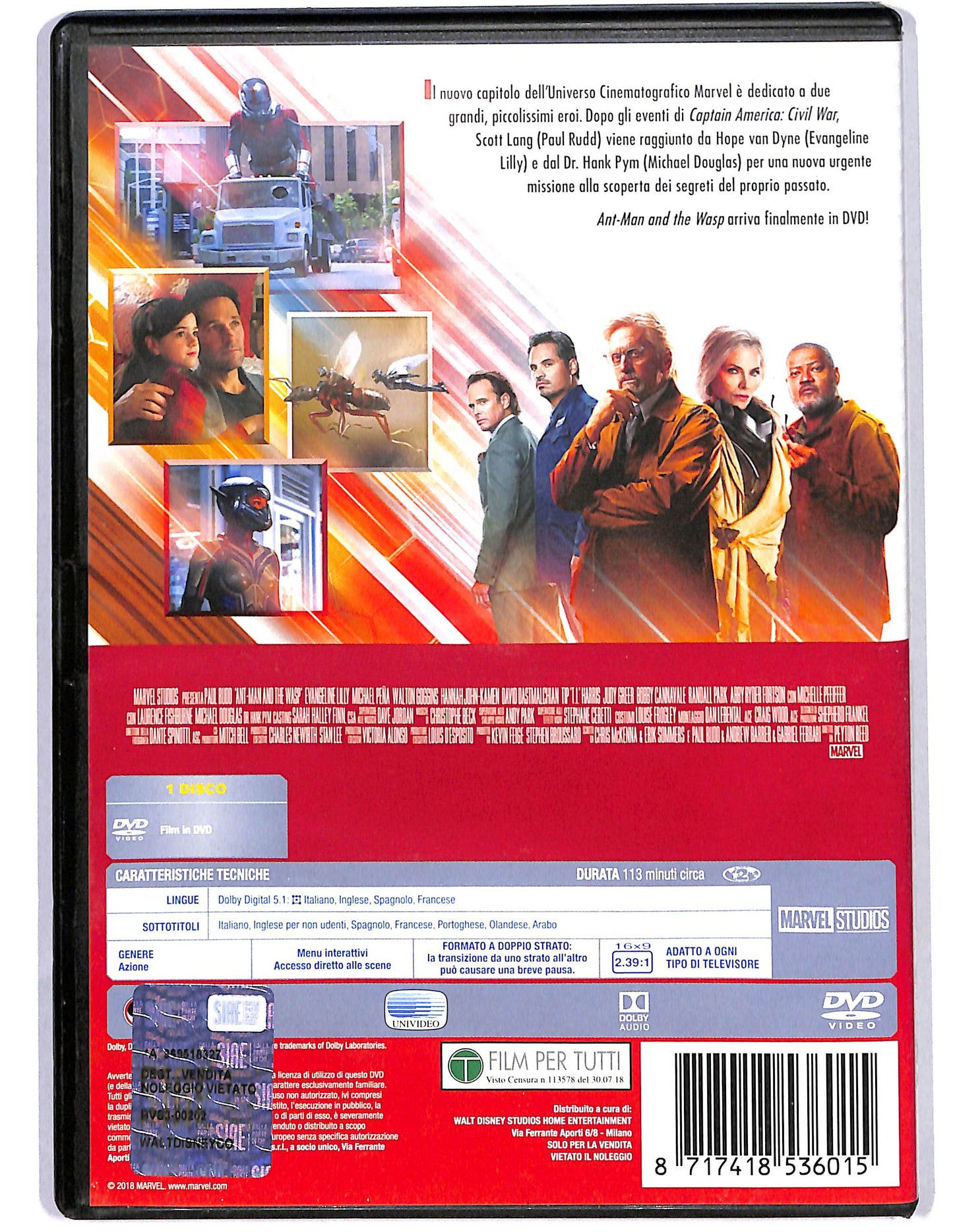 EBOND Ant - Man and the Wasp DVD D660441
